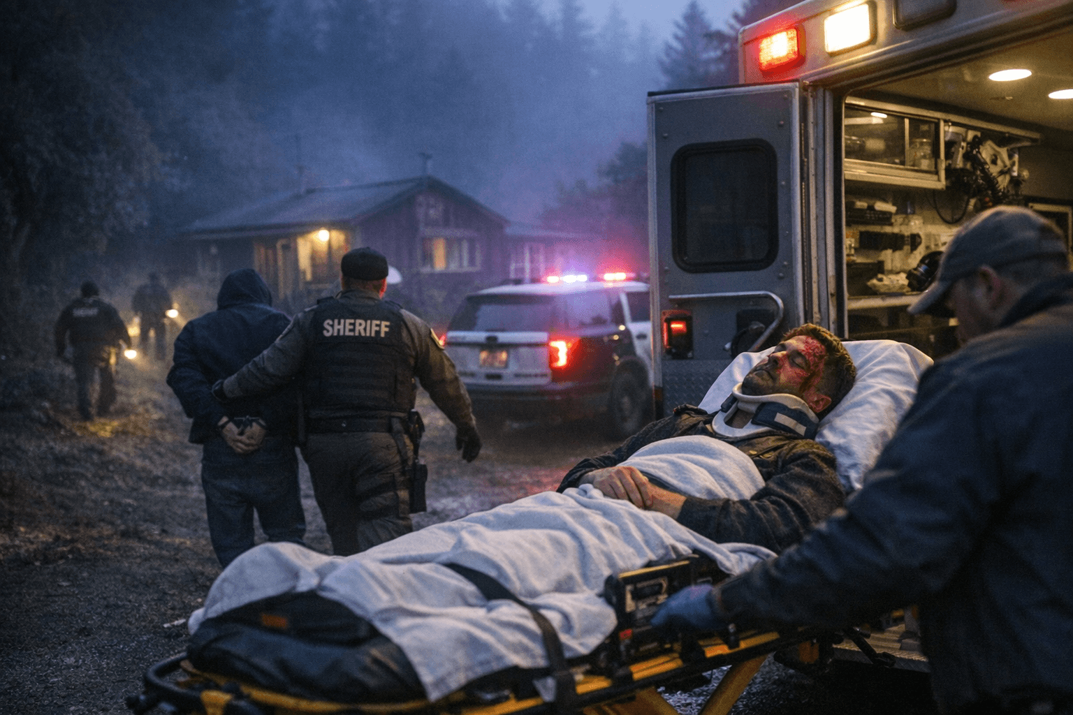 Early-Morning Ettersburg Burglary Leaves Resident Hospitalized; One Arrested, Two Flee