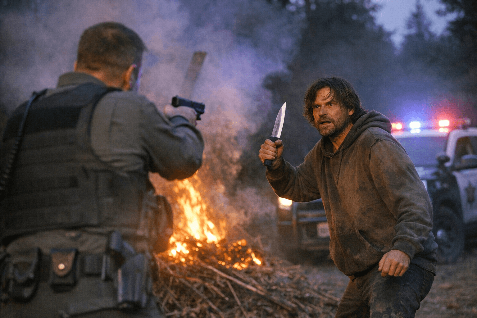 Florence Man Pulls Knife on Lane County Deputy, Flees Before Arrest