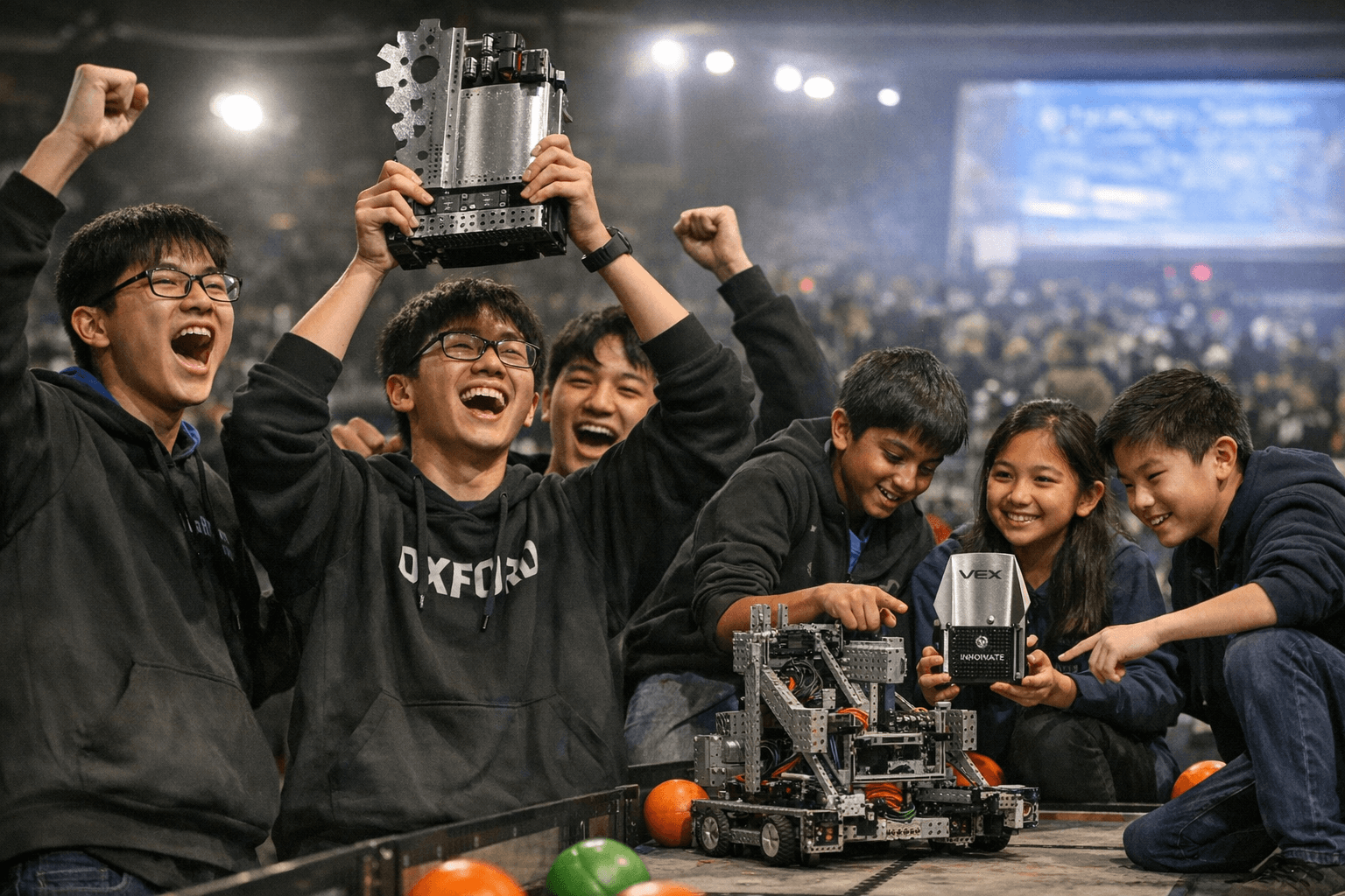 Oxford High Wins VEX V5 State Championship; Middle School Claims Innovate Award