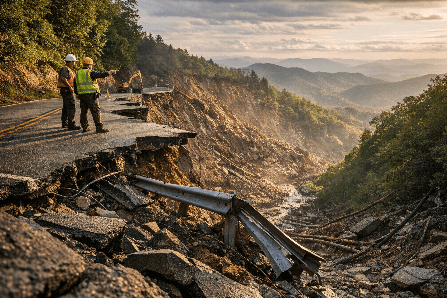 NPS Expects All Helene-Damaged Blue Ridge Parkway Sections To Reopen by 2026