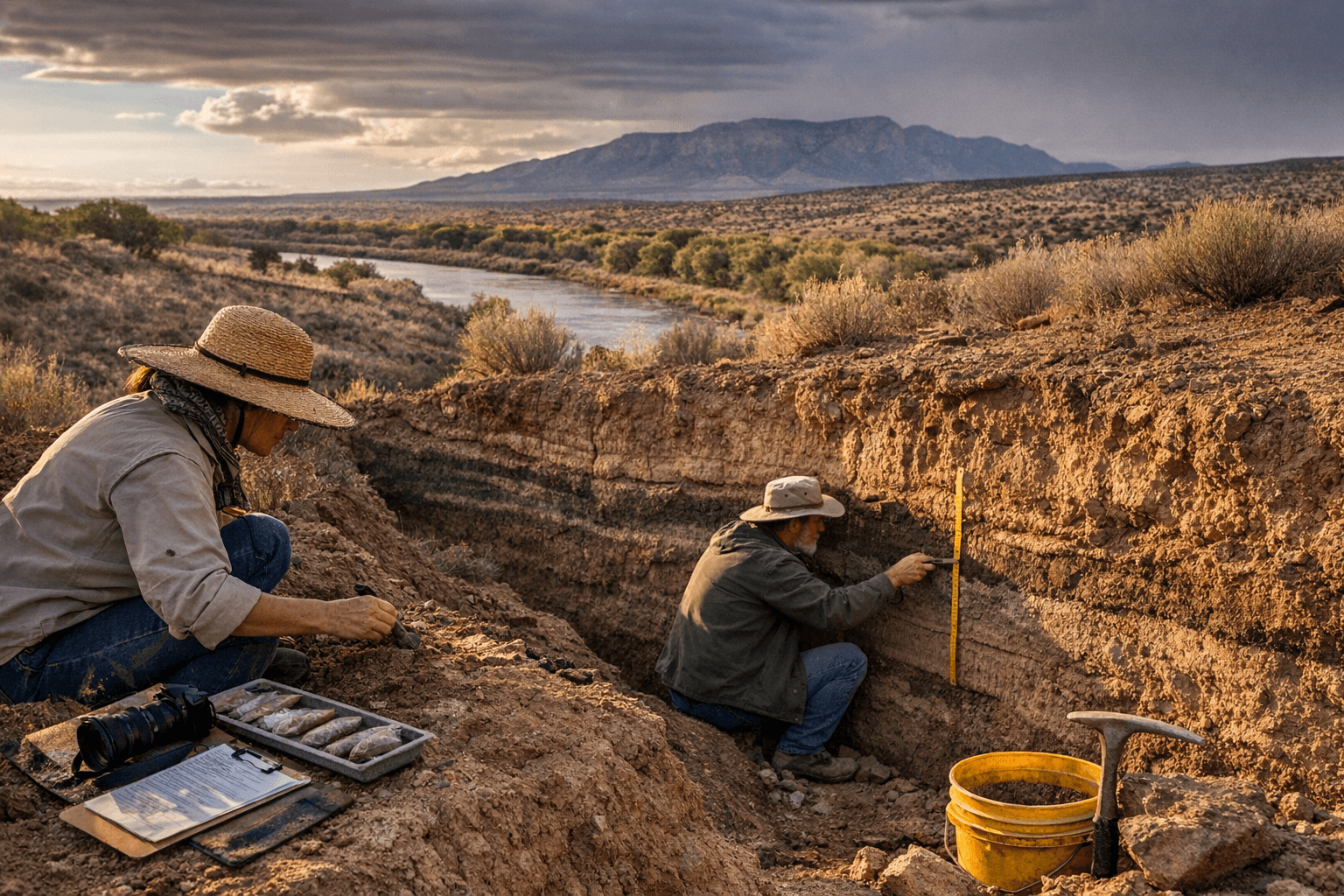 Valencia County Geologists Analyze Sediments to Reconstruct Local Earthquake History