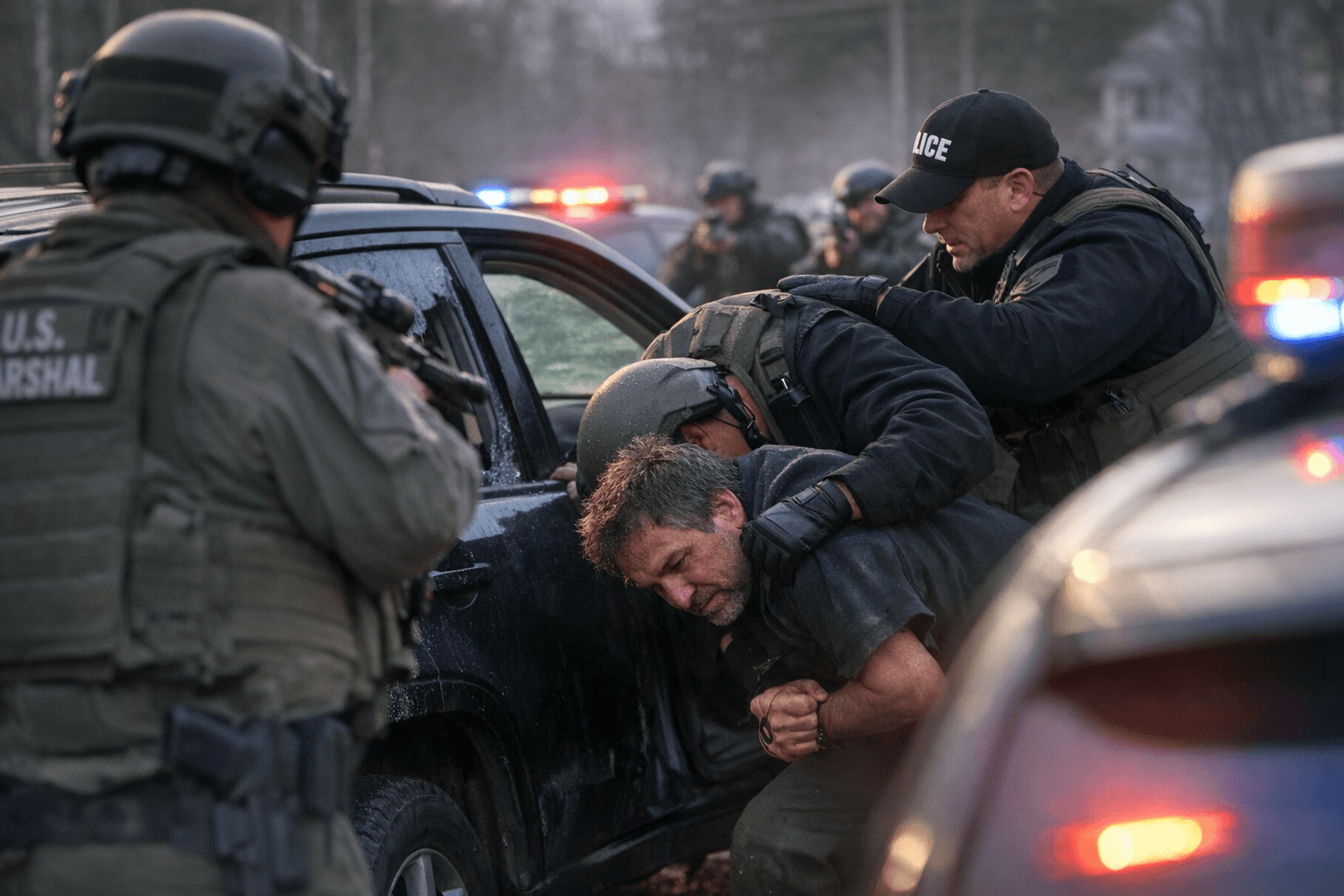 U.S. Marshals, Brunswick Police Arrest Wanted Man Nathon Taylor After Vehicle Standoff