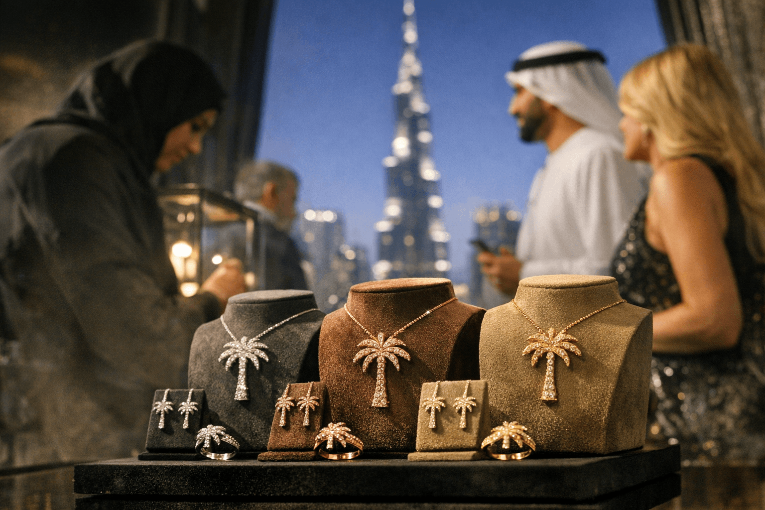 Jawhara Jewellery Unveils Al Nakhla 18K Palm Tree Diamond Collection in Dubai