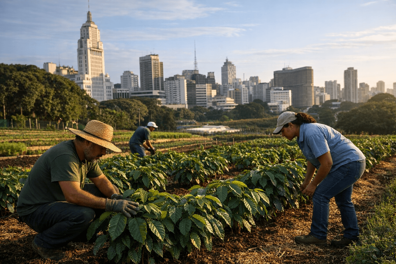São Paulo Adds 1,500 Coffee Plants to World's Largest Urban Farm