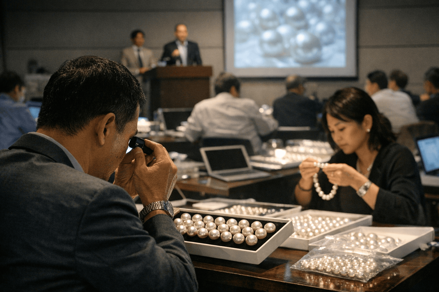 Atlas Pearls schedules online and Kobe Fashion Mart auction March 26-27