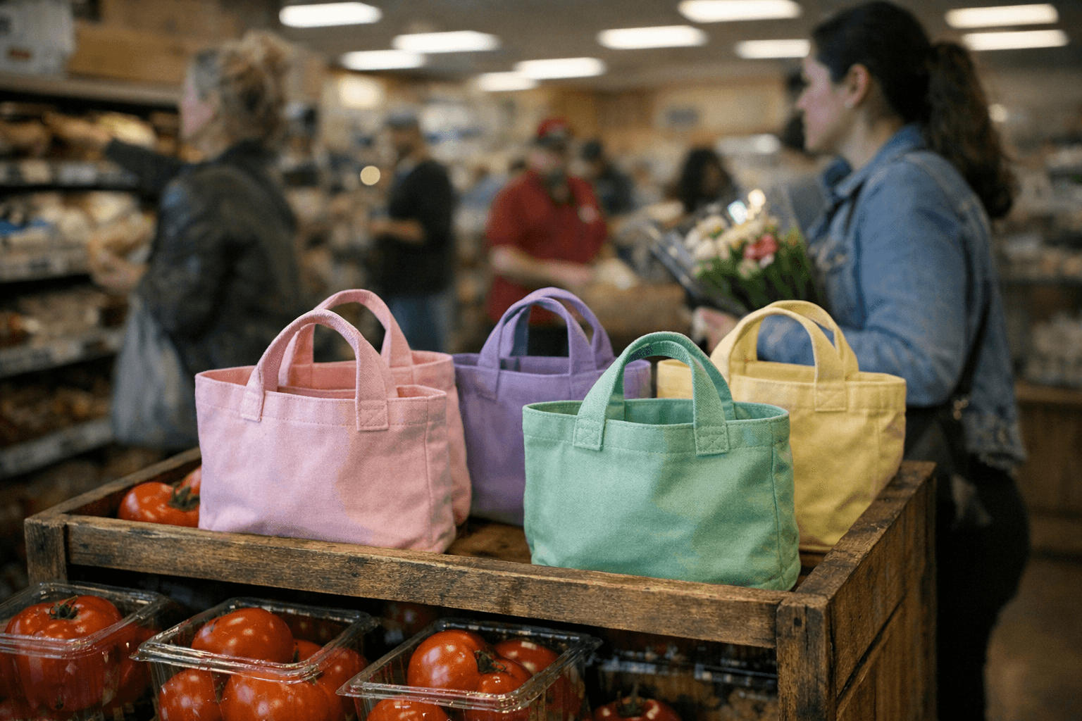 Trader Joe's Confirms Viral Mini Pastel Tote Bags Returning This Spring