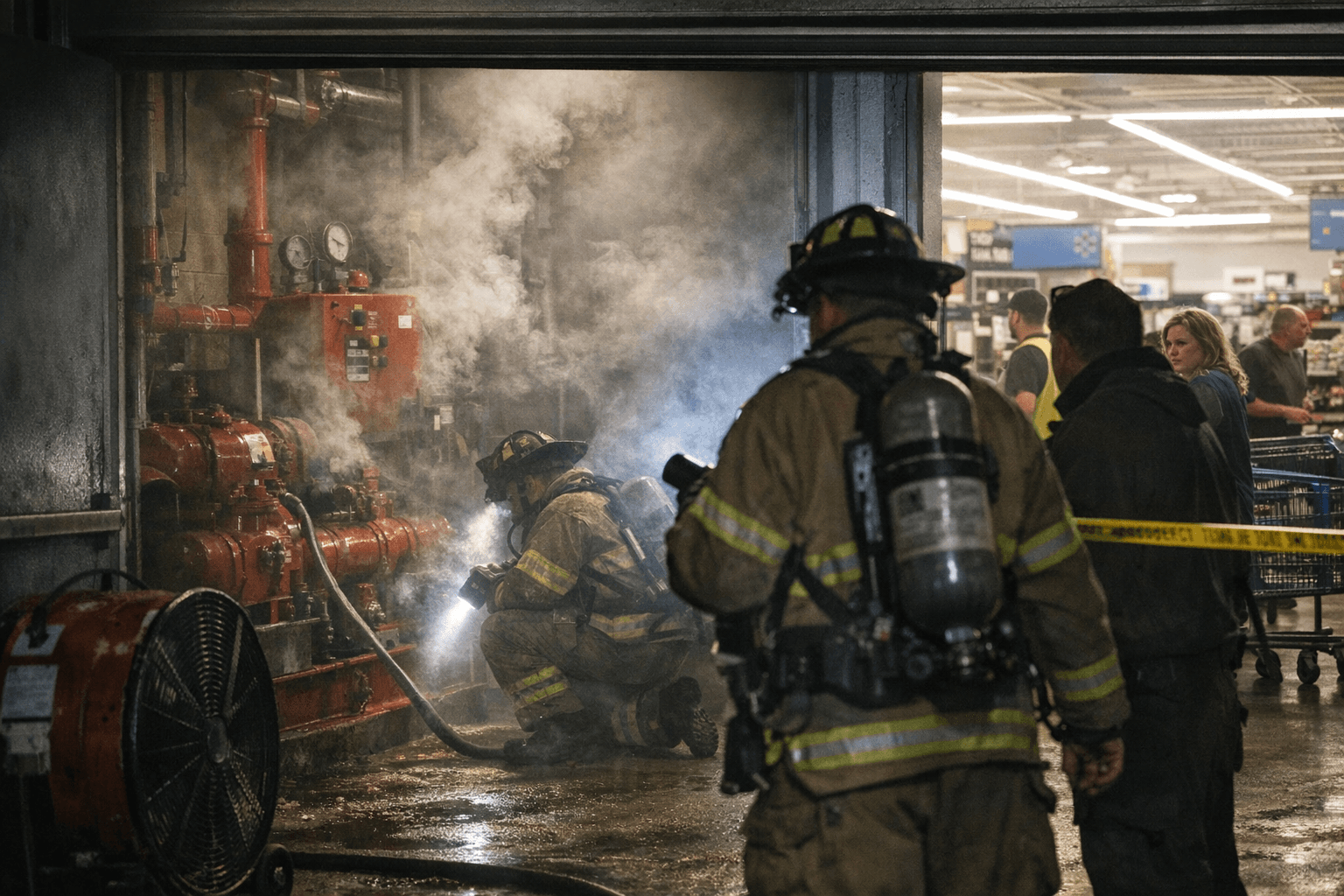Yaphank Walmart Reopens After Smoke From Fire-Suppression Pump Malfunction