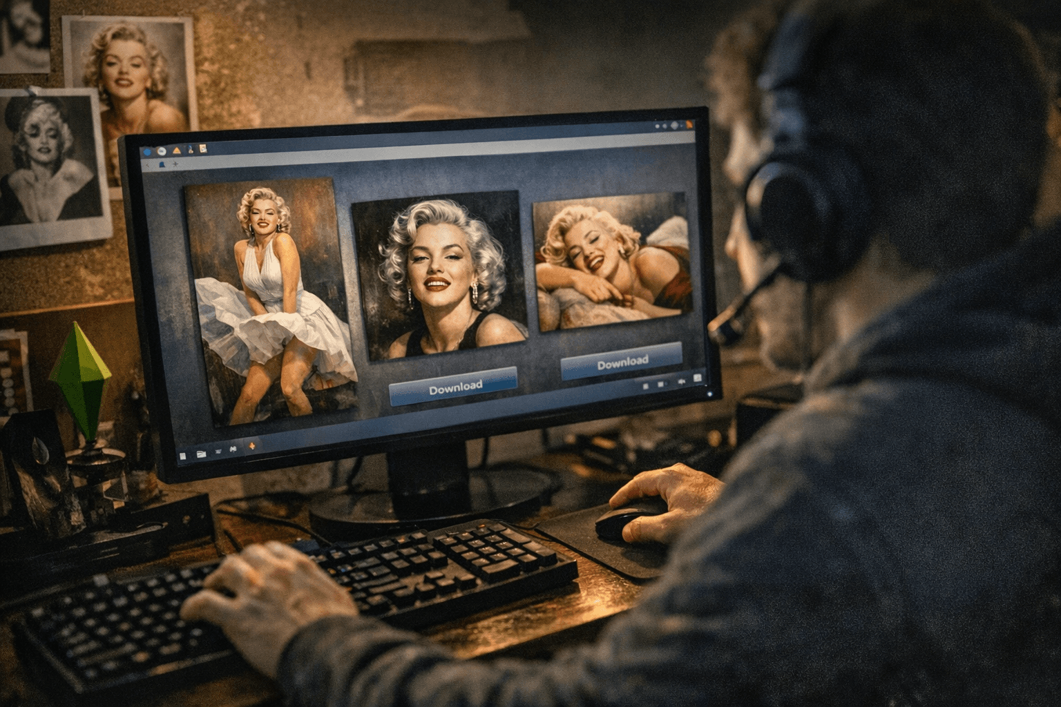 PurrSimity Adds Monroe Memories Mural to ModTheSims Wall Art Collection