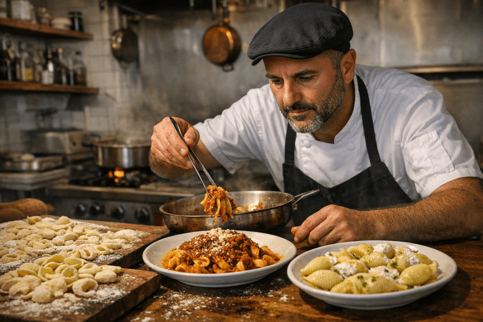 Sardinian Chef Crafts Purposeful Pasta on California’s Central Coast