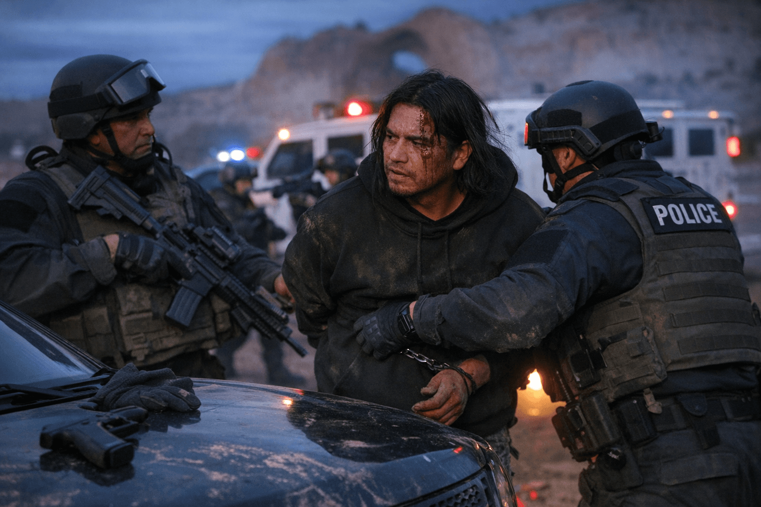 Randall Redhair, 34, Arrested After Window Rock Robbery Pursuit, Tse Bonito Standoff