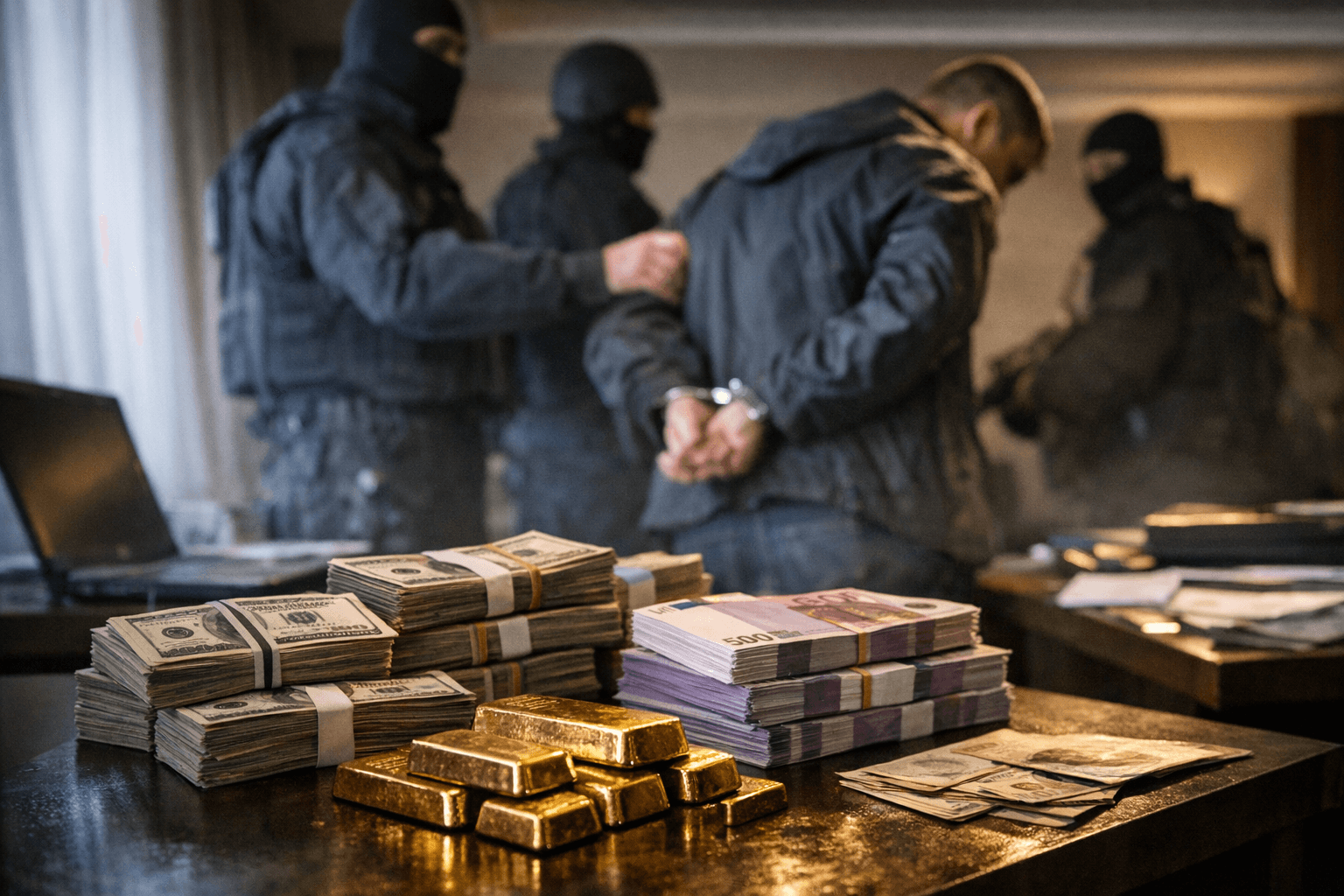 Hungary detains seven Oschadbank staff, seizes $40M, €35M and gold
