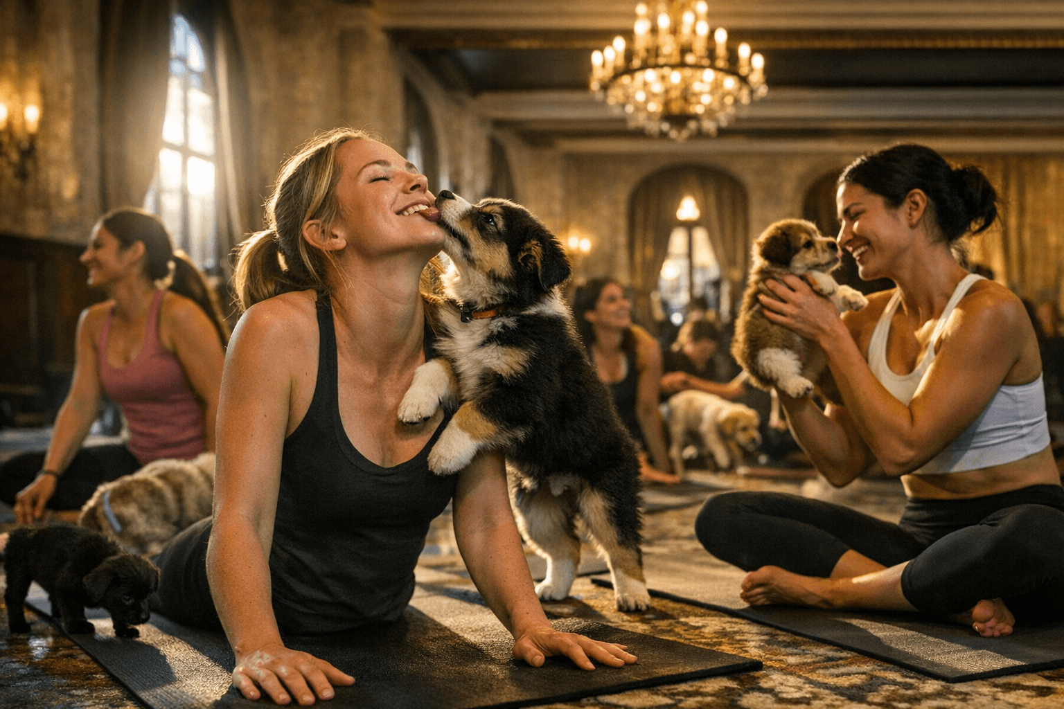 KCFW Returns With fashionFIT Puppy Yoga Tuesday at Hotel Kansas City