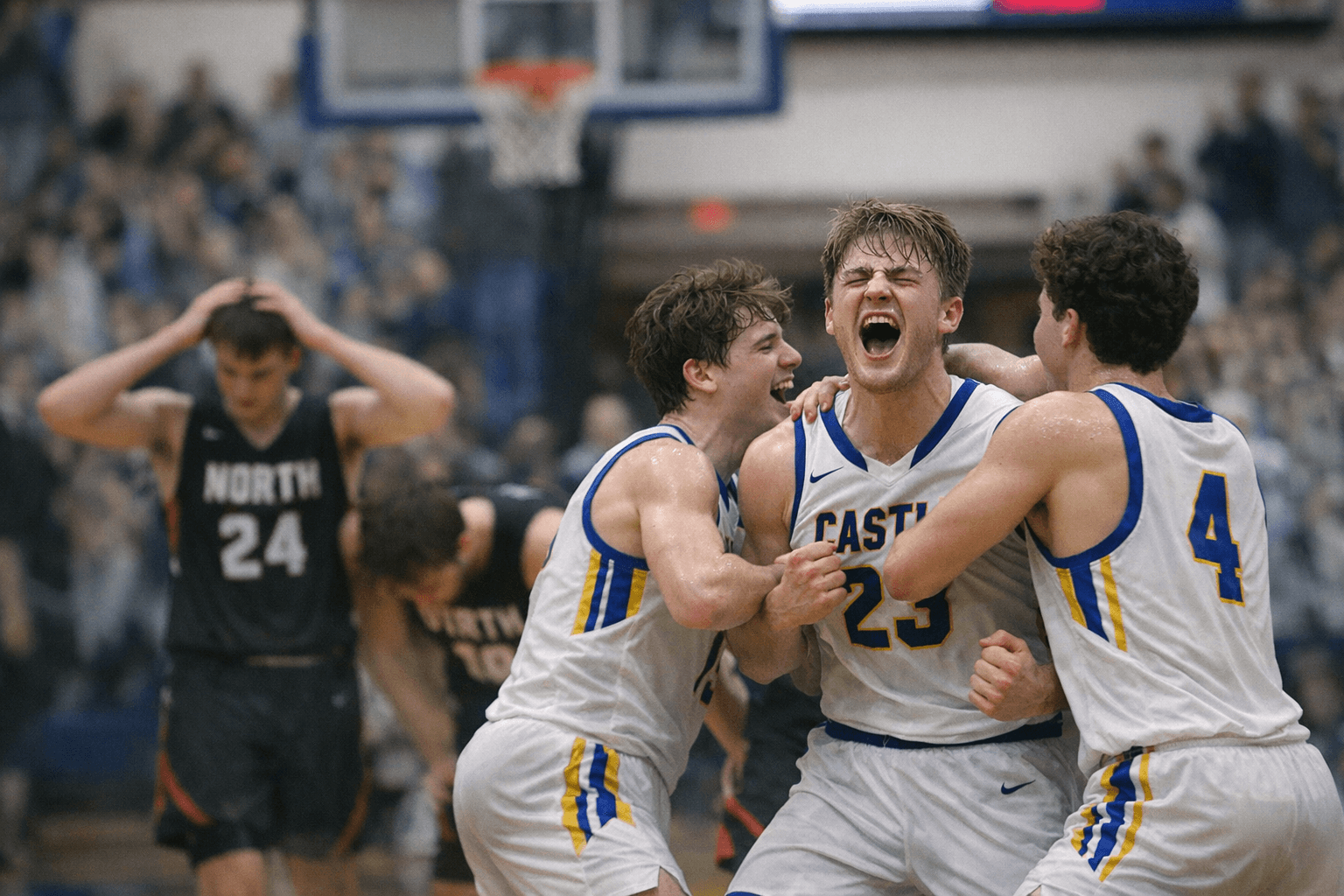 Castle stuns North in OT, Harrison and Heritage Hills advance