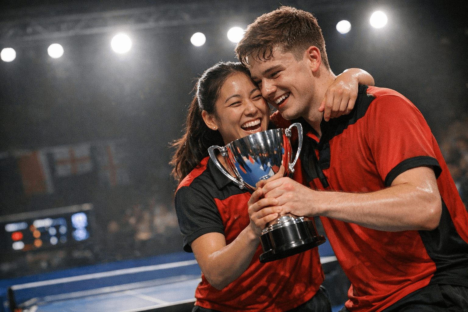 Tin-Tin Ho and Connor Green secure England's first WTT mixed doubles title