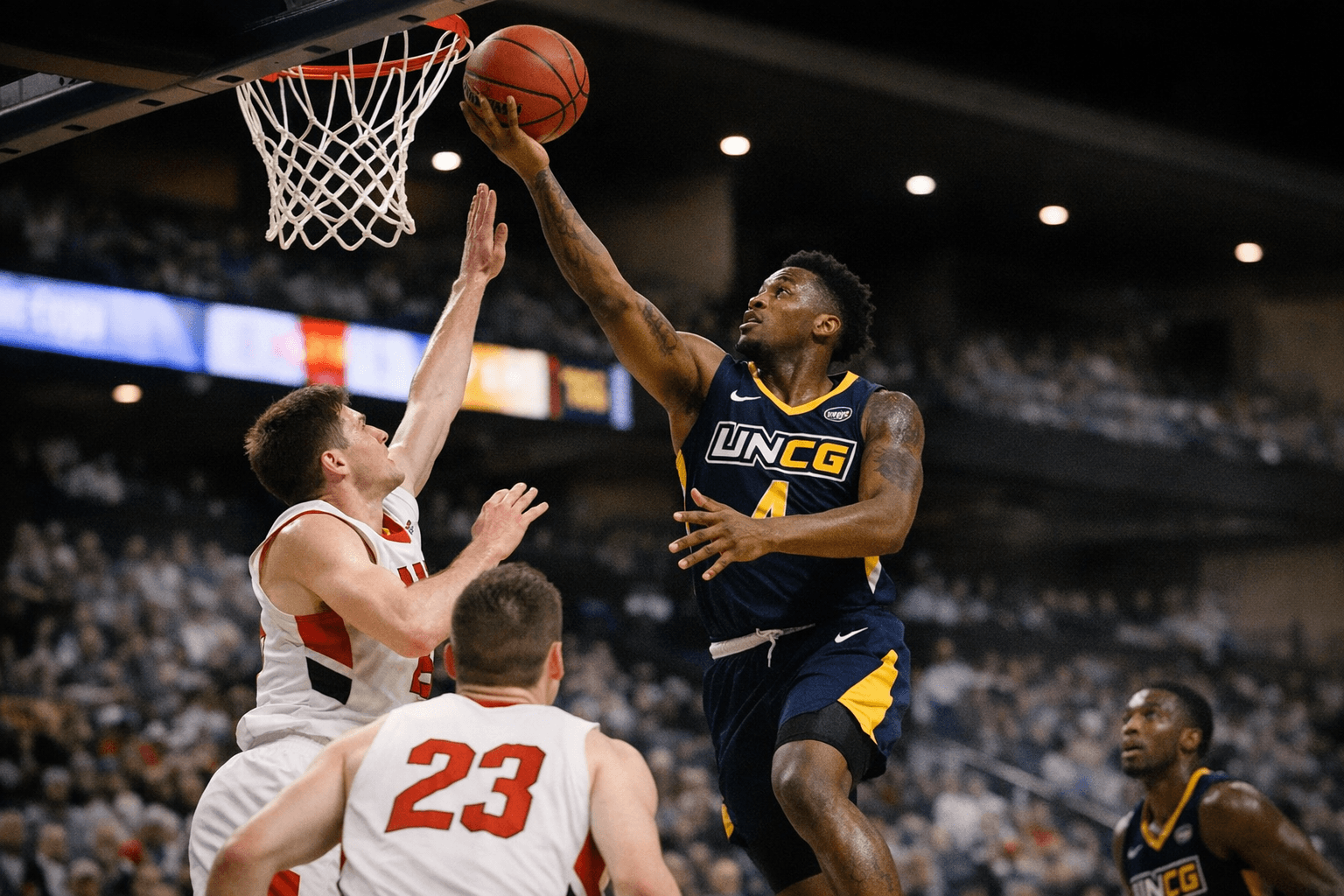 UNC Greensboro beats VMI 84-70 in SoCon first round, KJ Younger 29