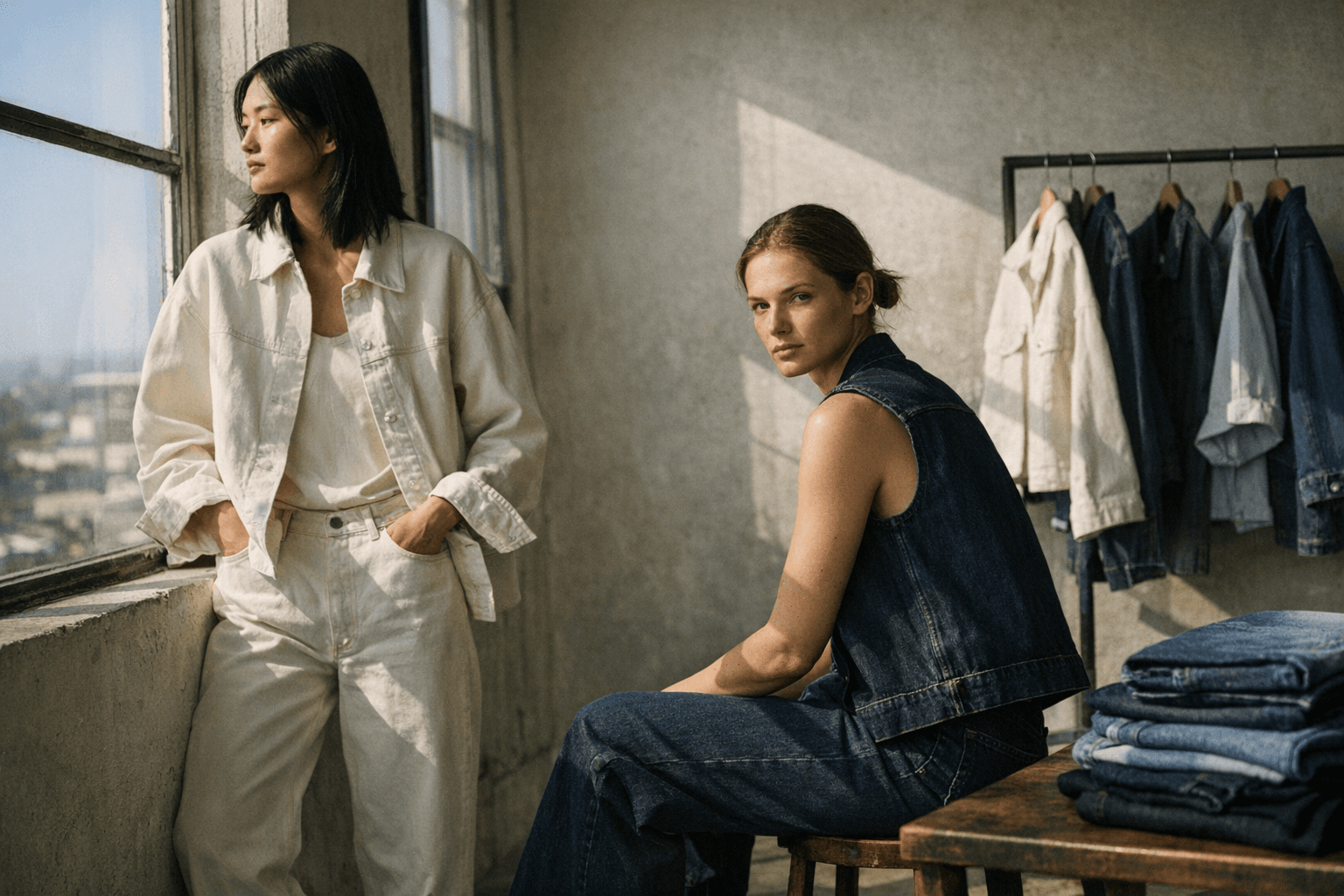 Agolde and Maria McManus Unveil 16-Piece Sustainable Denim Capsule, East-West Minimalism