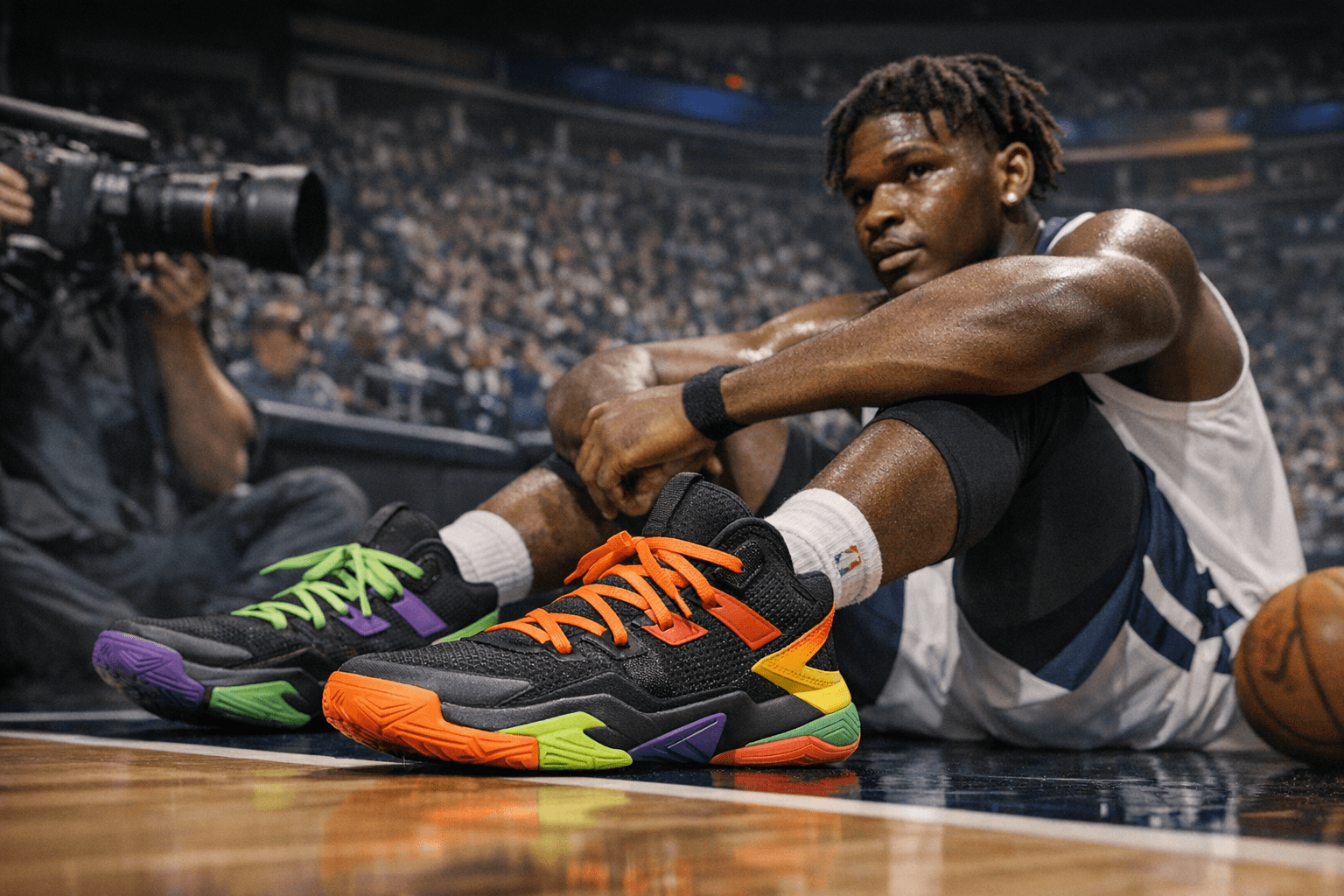 Anthony Edwards Debuts Adidas AE 2 Black/Multicolor, Drops March 7