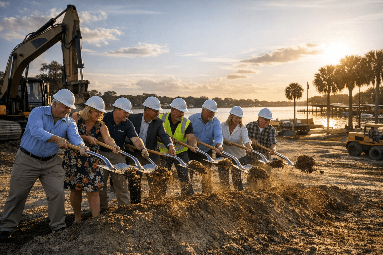 Sanford breaks ground on $5.3M Fort Mellon amphitheater, Lake Carola upgrades