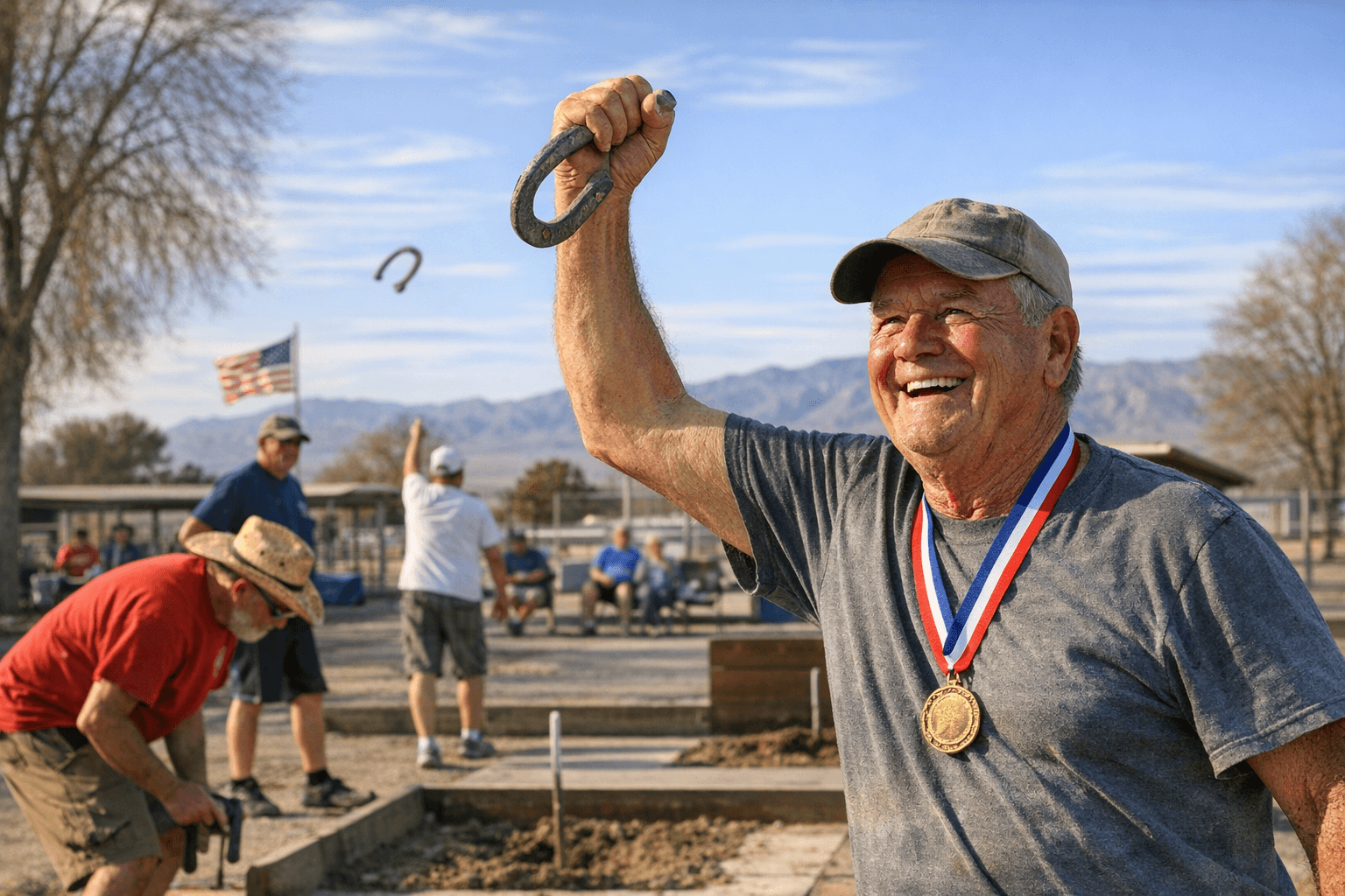 Nevada Horseshoe Winter Classic at Petrack Park crowns champions among 13 competitors
