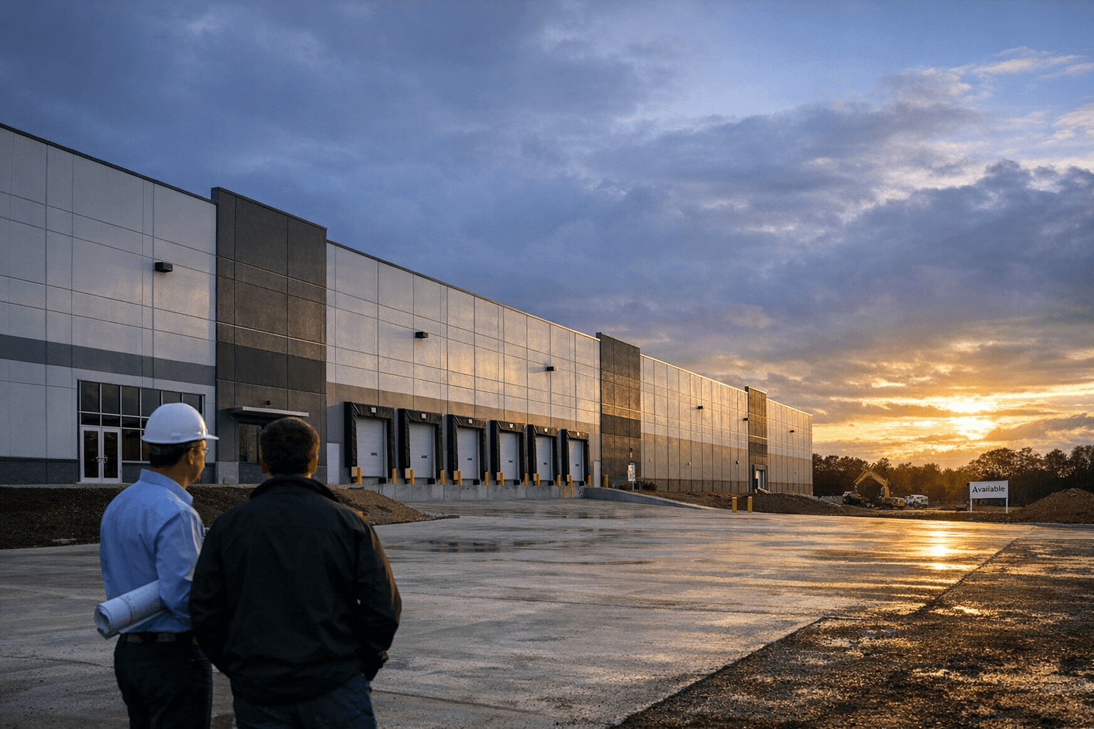 50,000-square-foot spec industrial building listed at 463 Innovation Drive