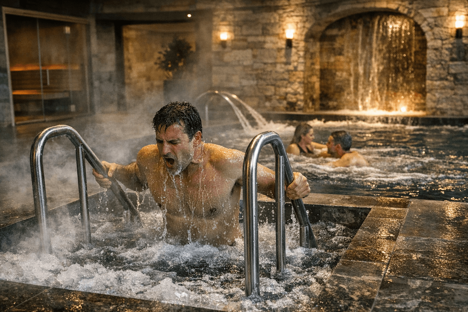 Champneys opens first international spa at Gran Marbella, cold plunge pool