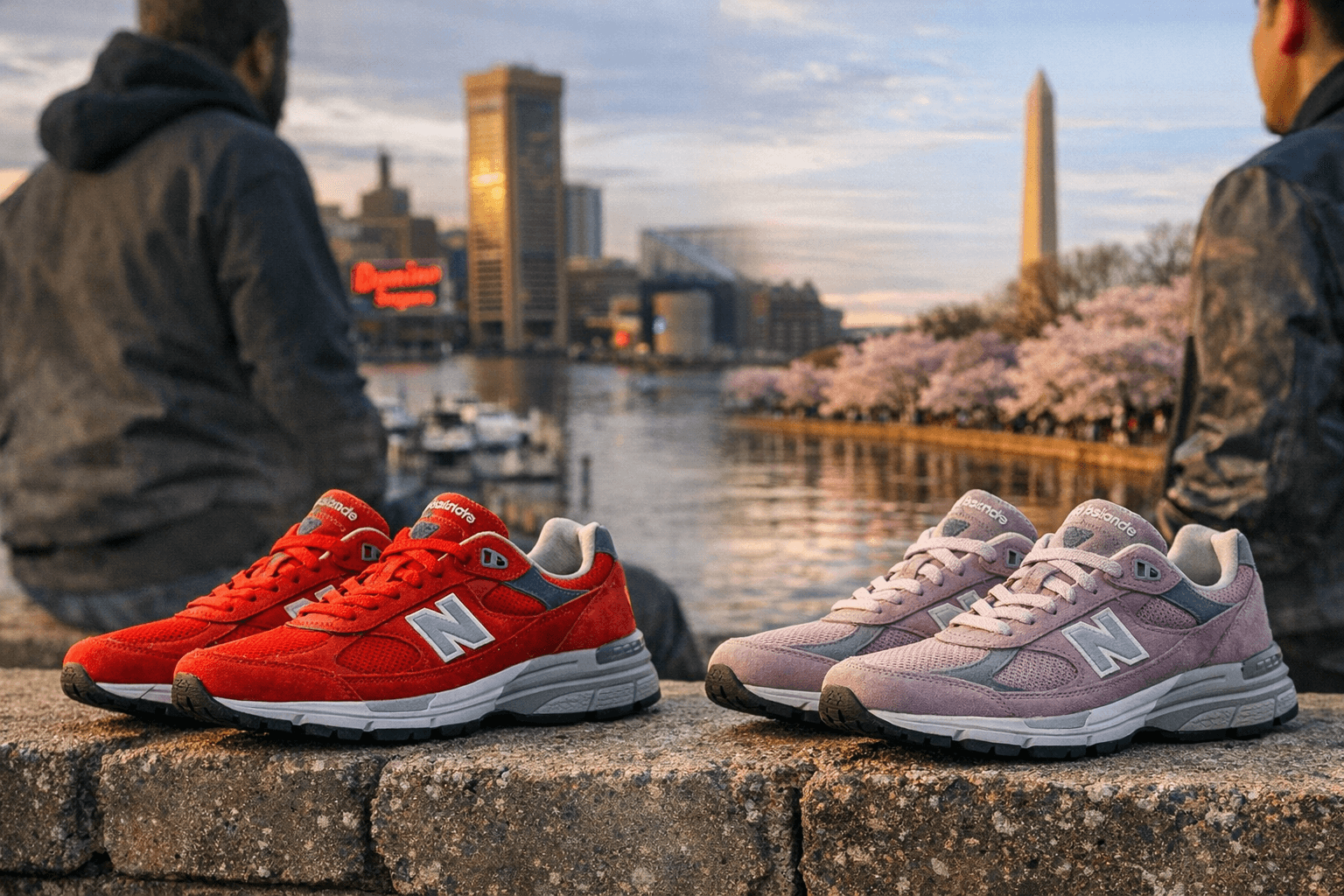New Balance 993 Made in USA Baltimore vs DC Pack Debuts
