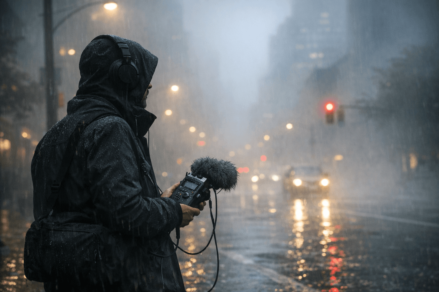 Bee66 Channels Urban Fog and Rain on The Fog's Voices
