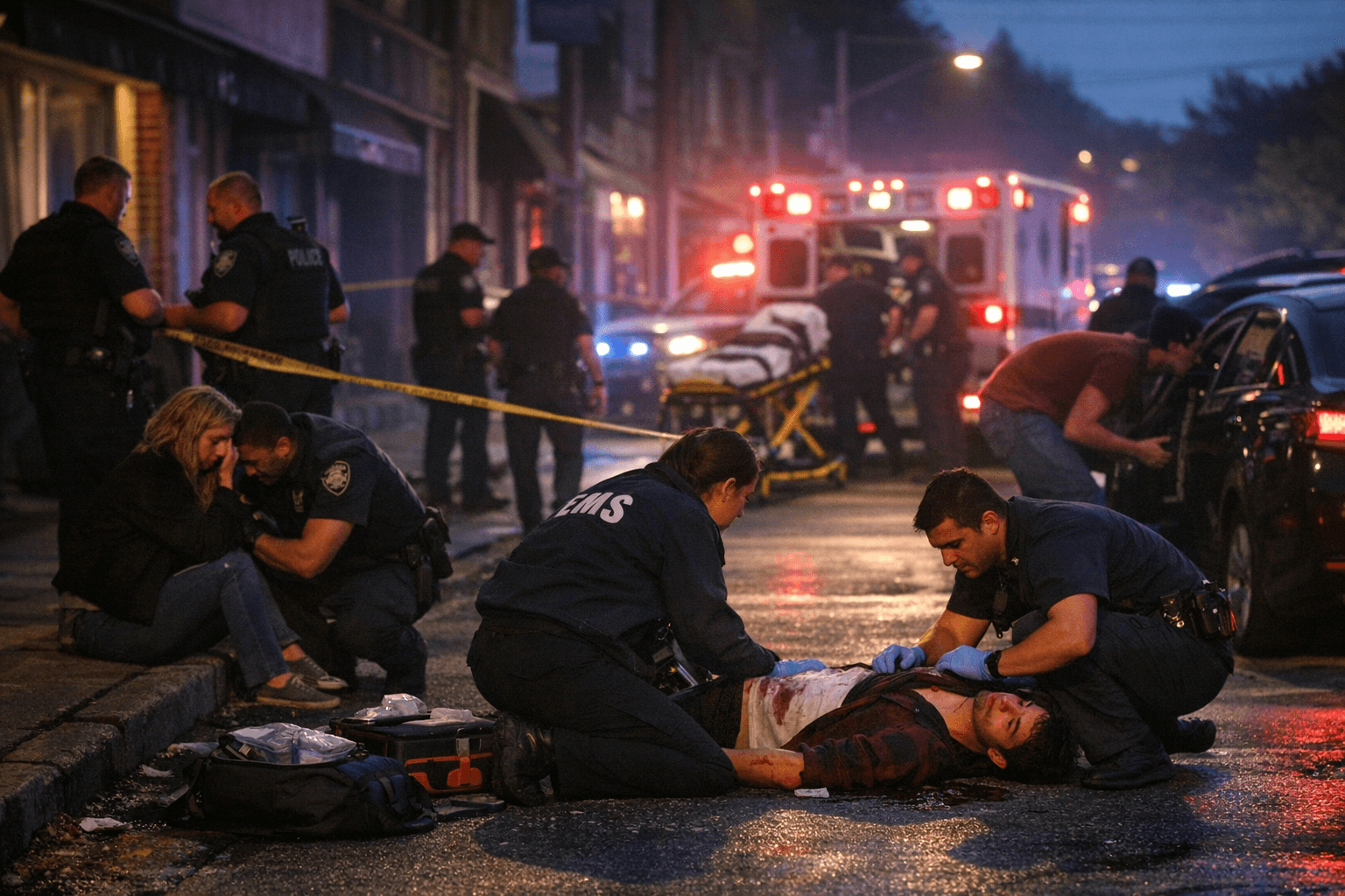 Early morning shooting on North Lexington Avenue injures at least six