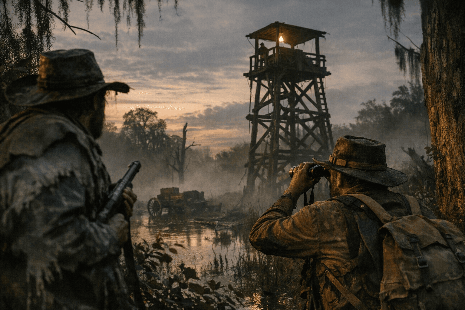Hunt: Showdown 1896’s Devil’s Trail Update 2.7 Hides Supplies, Adds Scout Towers