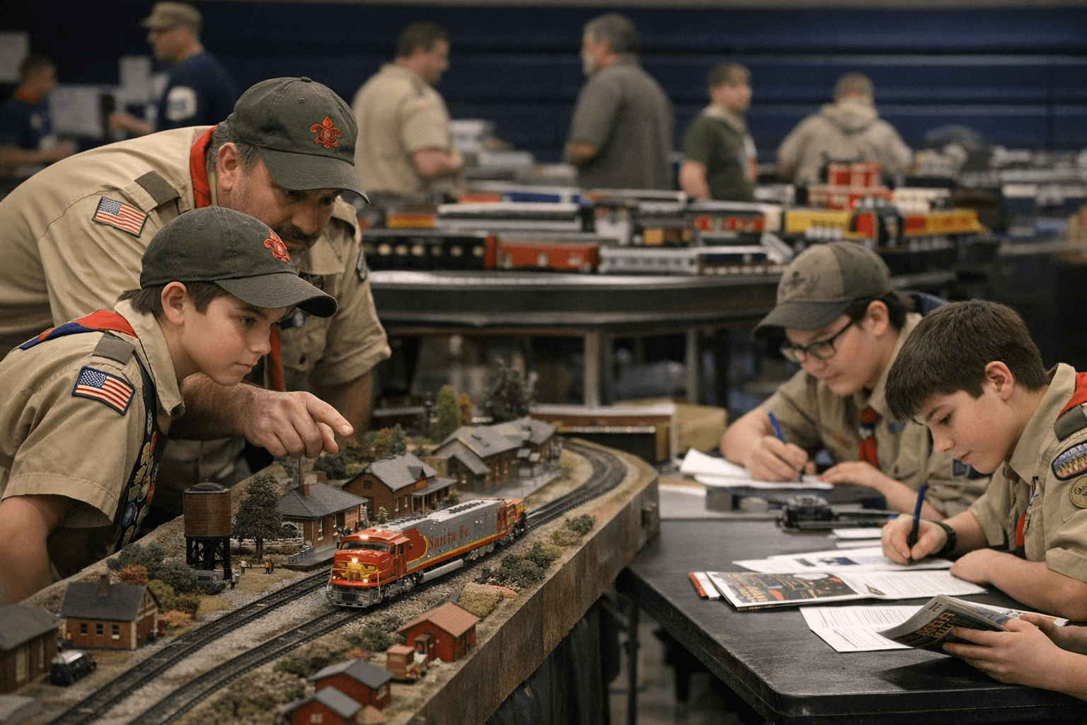Scout Troop 964 Hosts Annual Model Train Show, Railroading Merit Badge Workshop
