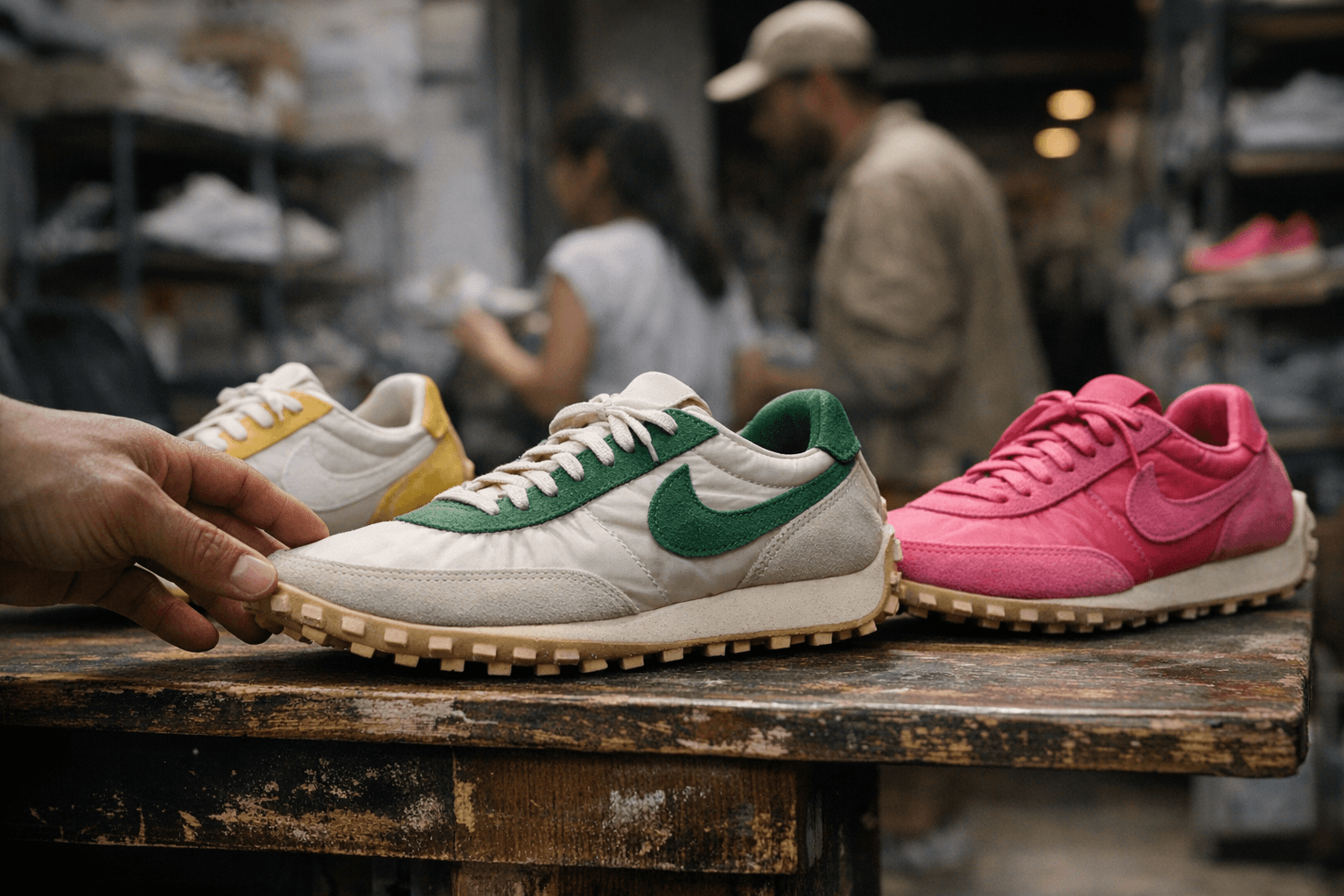 Jacquemus, Nike Revisit 1972 Moon Shoe With Three Spring 2026 Colorways