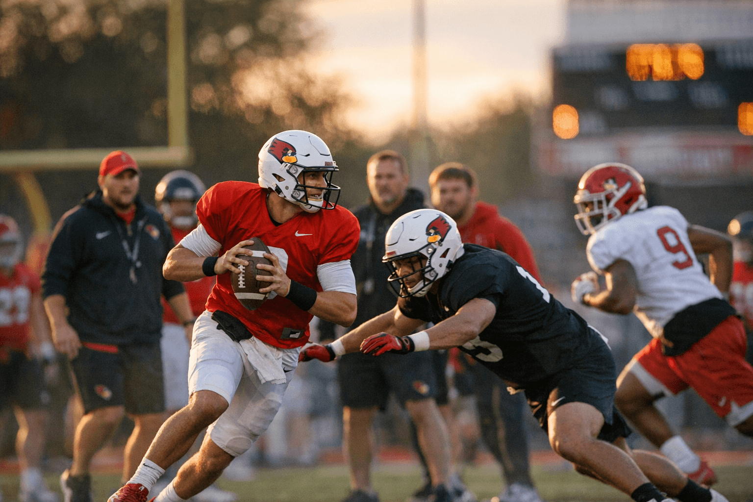 Illinois State Spring Report: First Full-Team Practice Spotlights Key Plays, Names