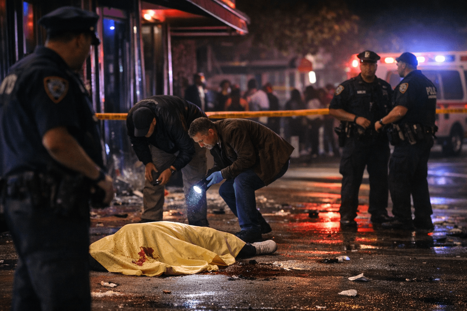 Crown Heights lounge, Canarsie restaurant shootings kill three, wound at least 12