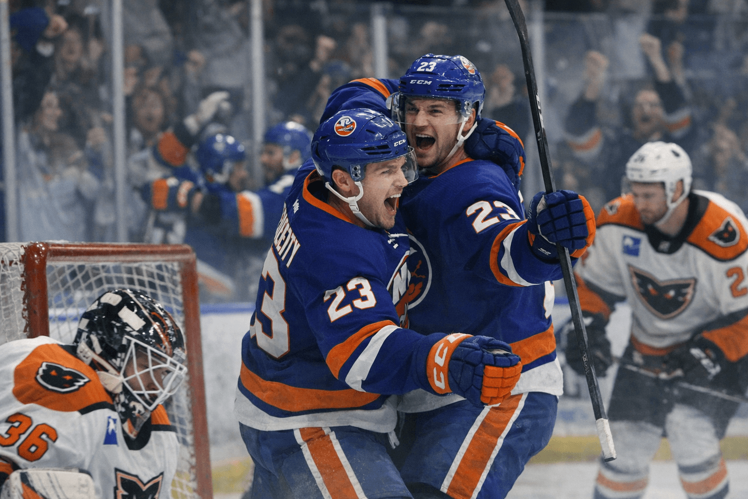 Bridgeport Islanders Edge Lehigh Valley 5-4, Take Sole Fifth Place