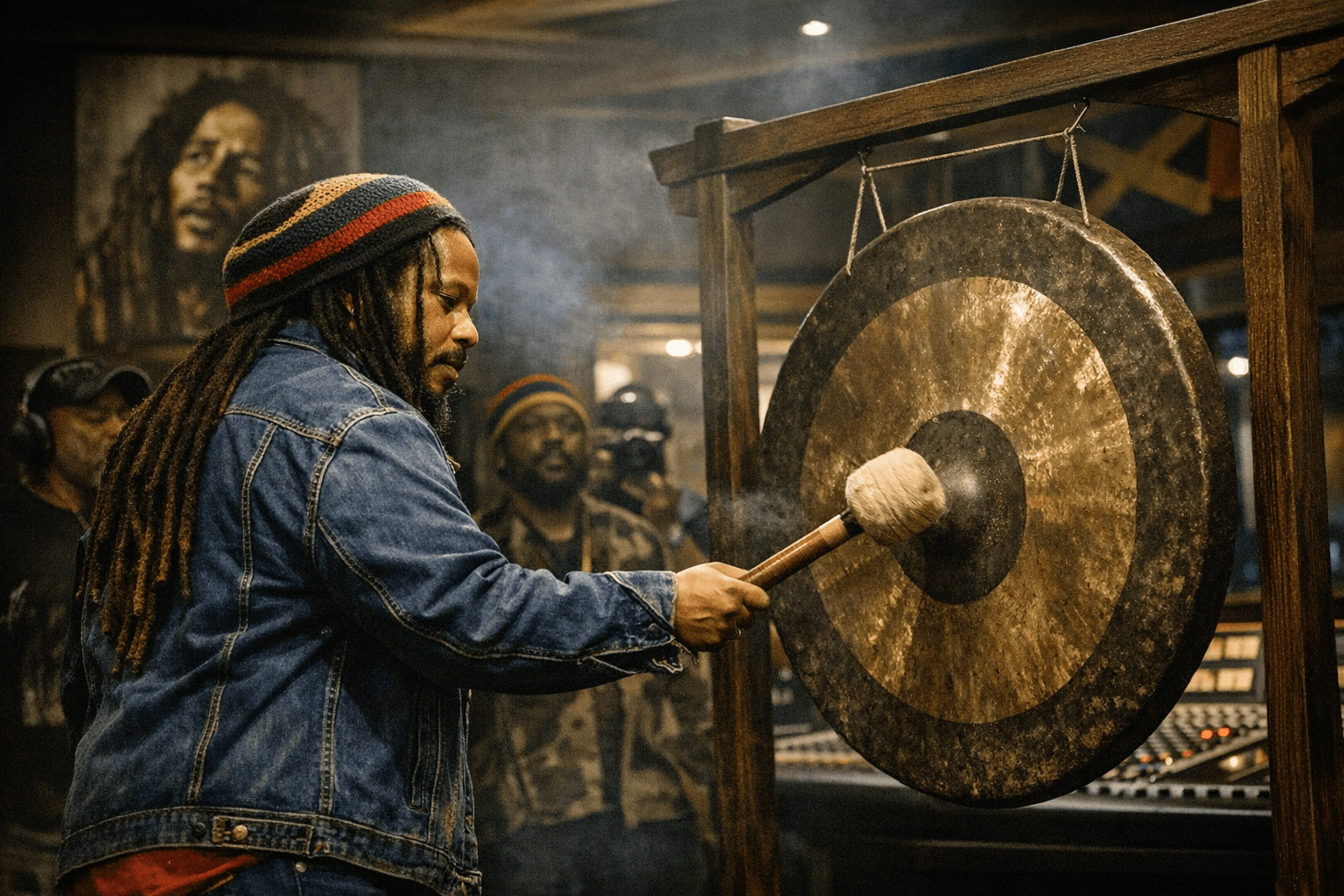 Tuff Gong International Reopens on Marcus Garvey Drive, Stephen Marley Strikes Gong