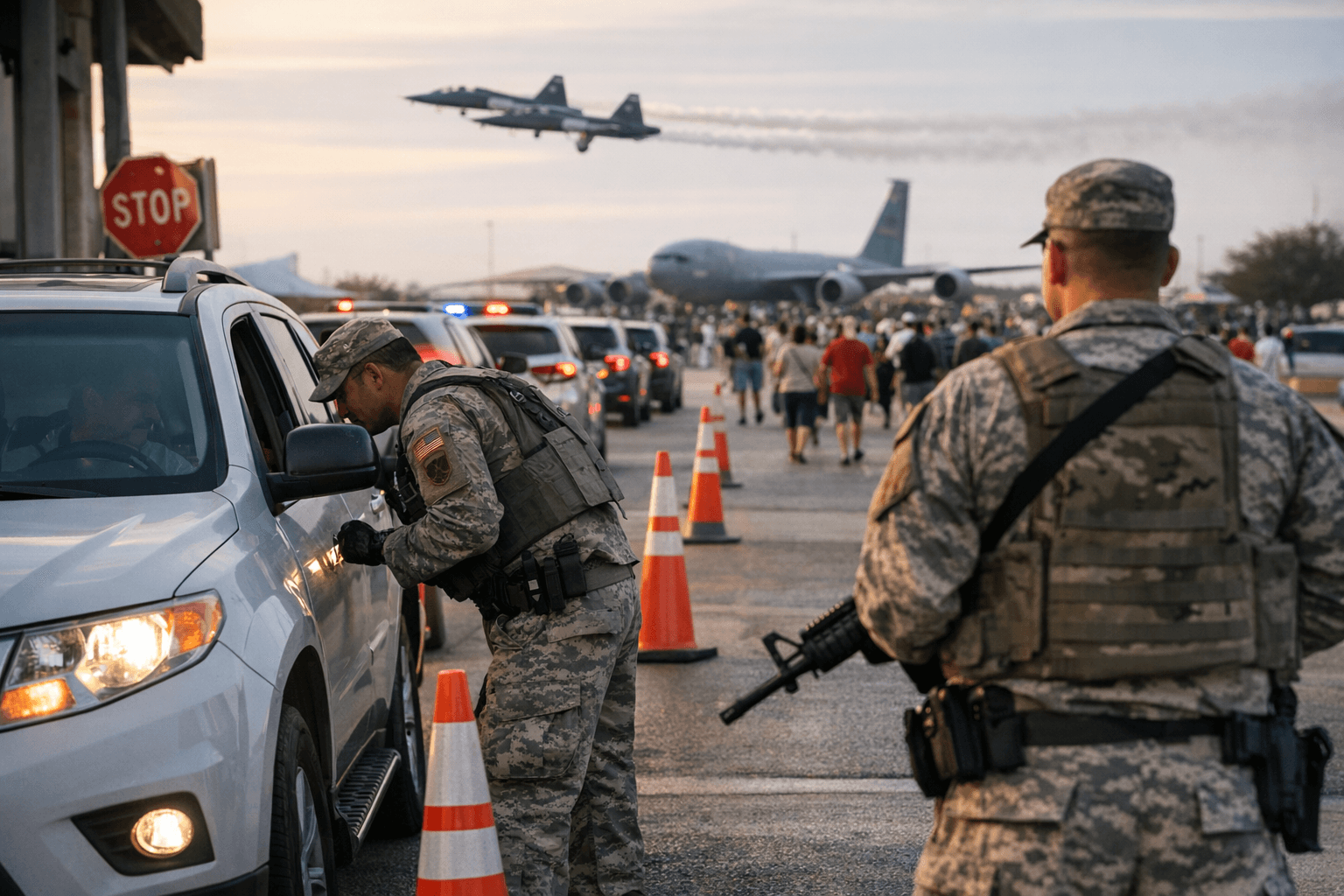 What to Expect at Laughlin AFB Events: Access, Parking, Security