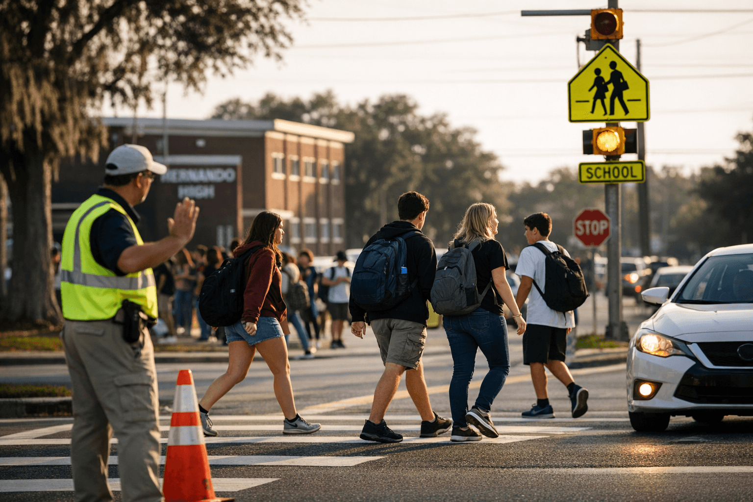 Brooksville Council Approves City Funds for Hernando High and Neighborhood Pedestrian Safety
