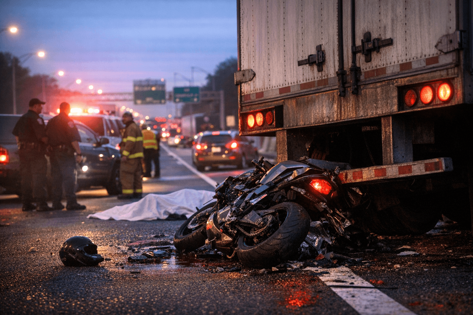 Motorcyclist Dies After Rear‑Ending Tractor‑Trailer on I‑95 Near O’Donnell