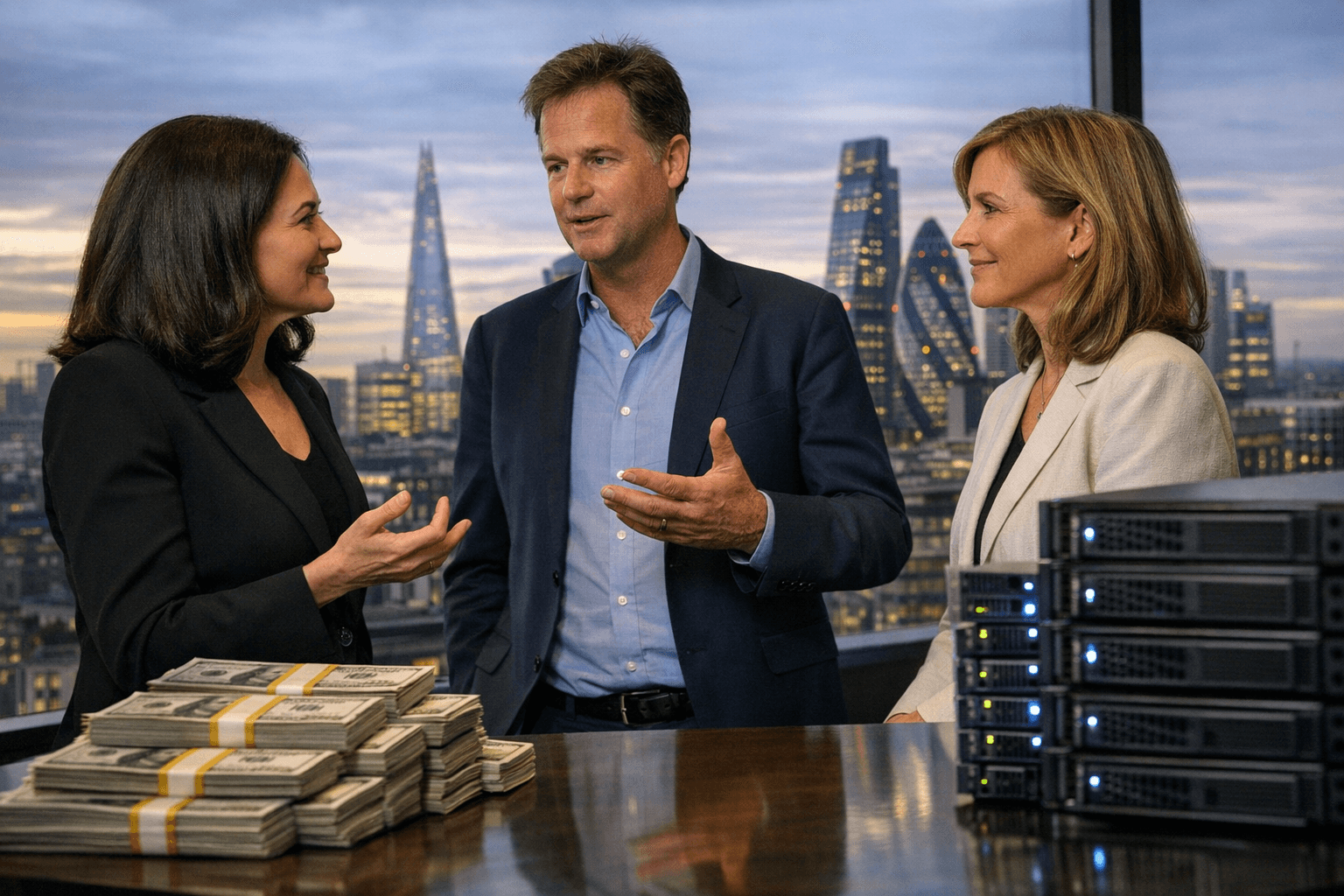 Nscale raises $2 billion, adds Sandberg and Clegg to board