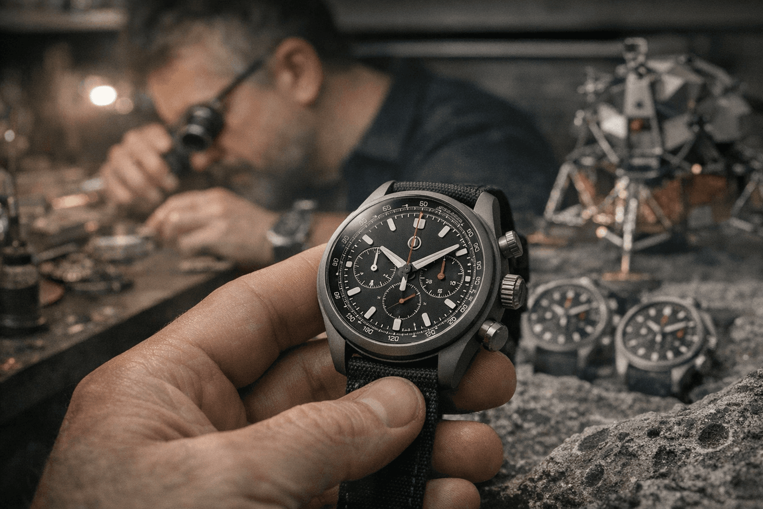 Isotope unveils Moonshot Chronograph Thunderclap, 30-piece telemeter collaboration with Teenage Grandpa