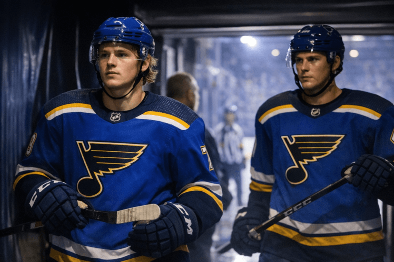 Blues Recall Top 2023 Picks Otto Stenberg, Theo Lindstein from Springfield Thunderbirds