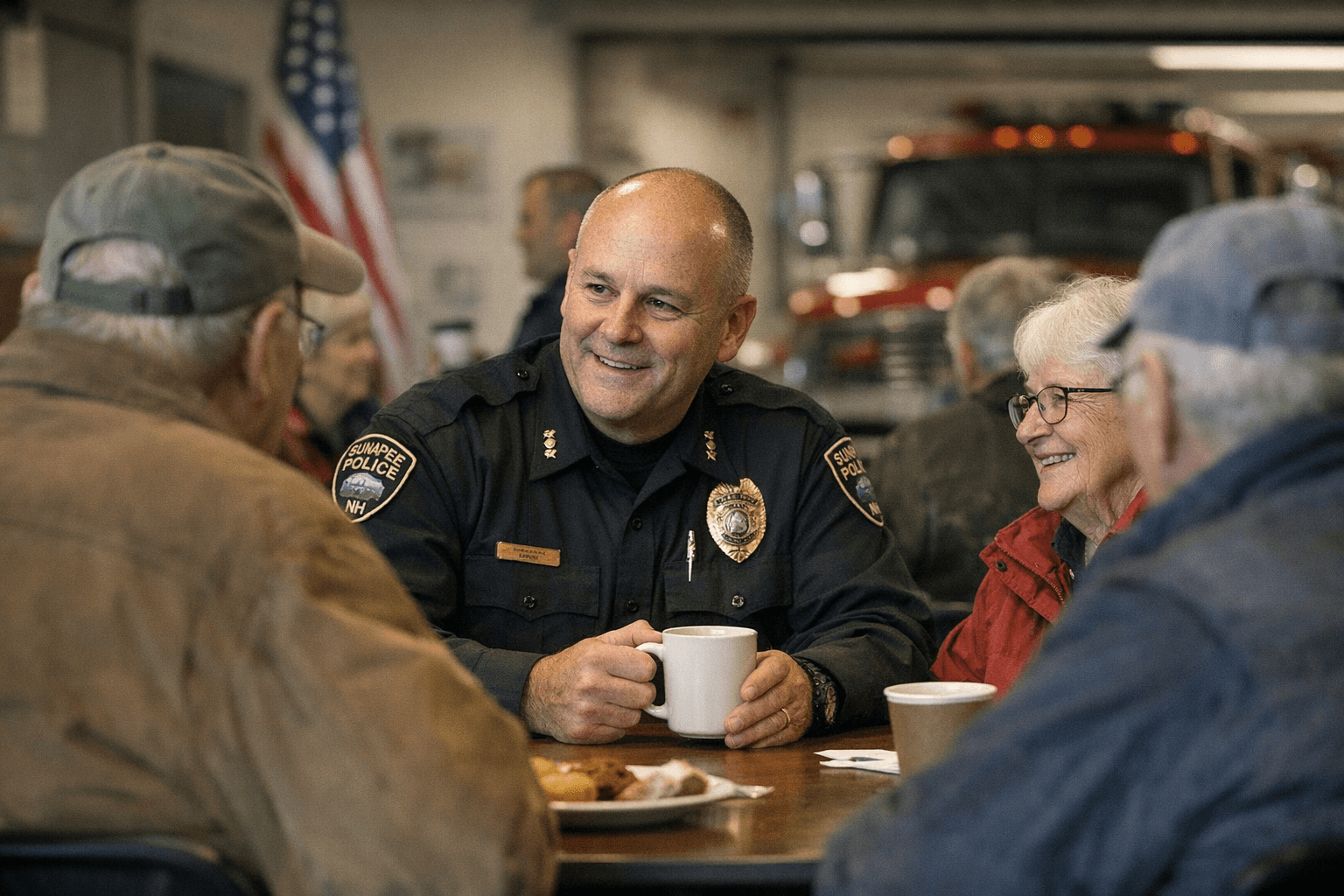 Sunapee Police Invite Residents to Coffee with Chief E. Neill Cobb