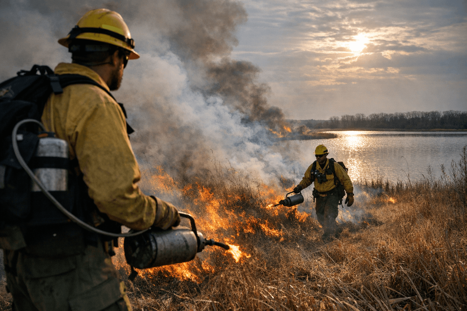 Iowa DNR Plans Spring Prescribed Burn at Pickerel Lake This Season
