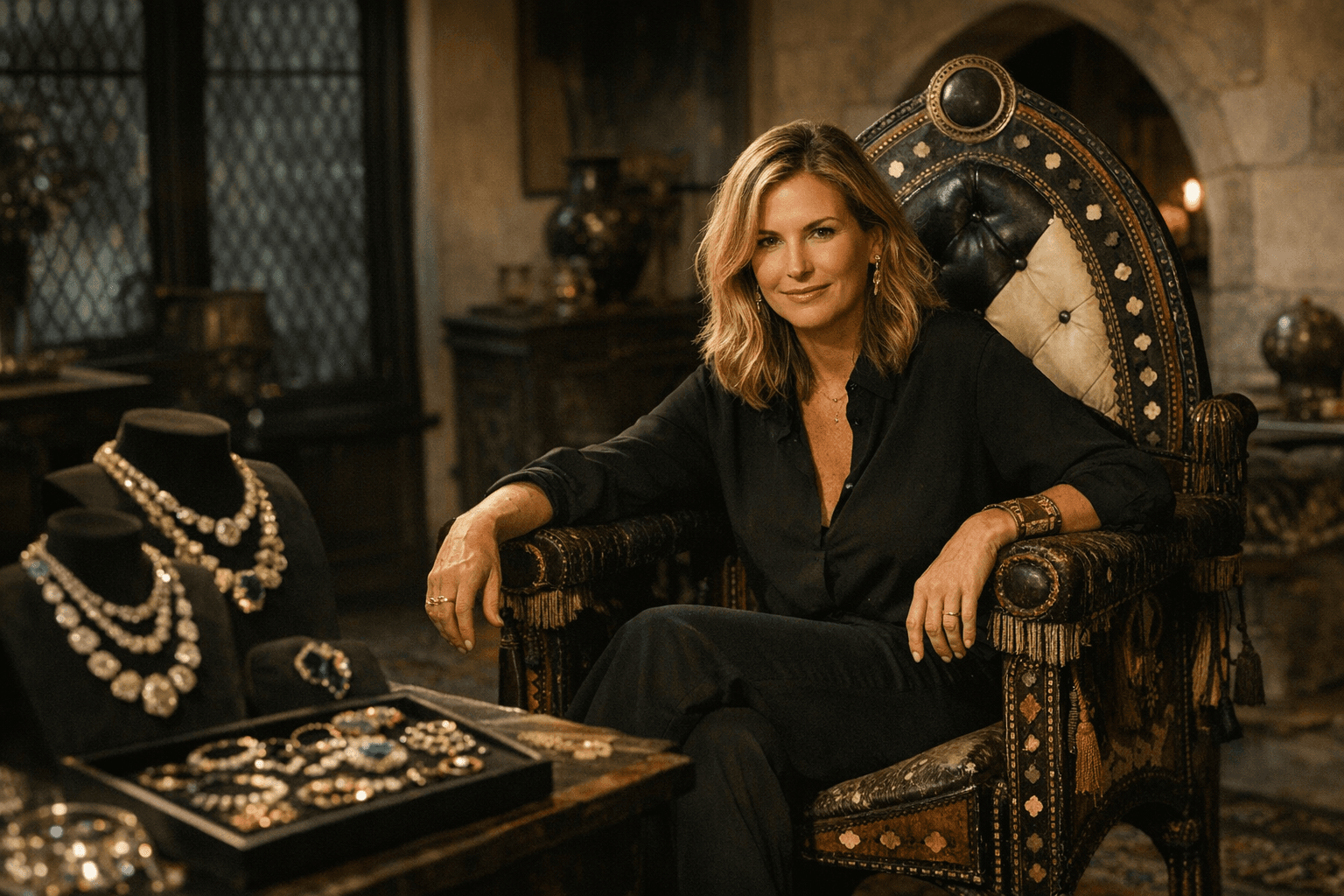 Jenna Blake's Bel Air Tudor Revival Becomes a Living Jewelry Showcase