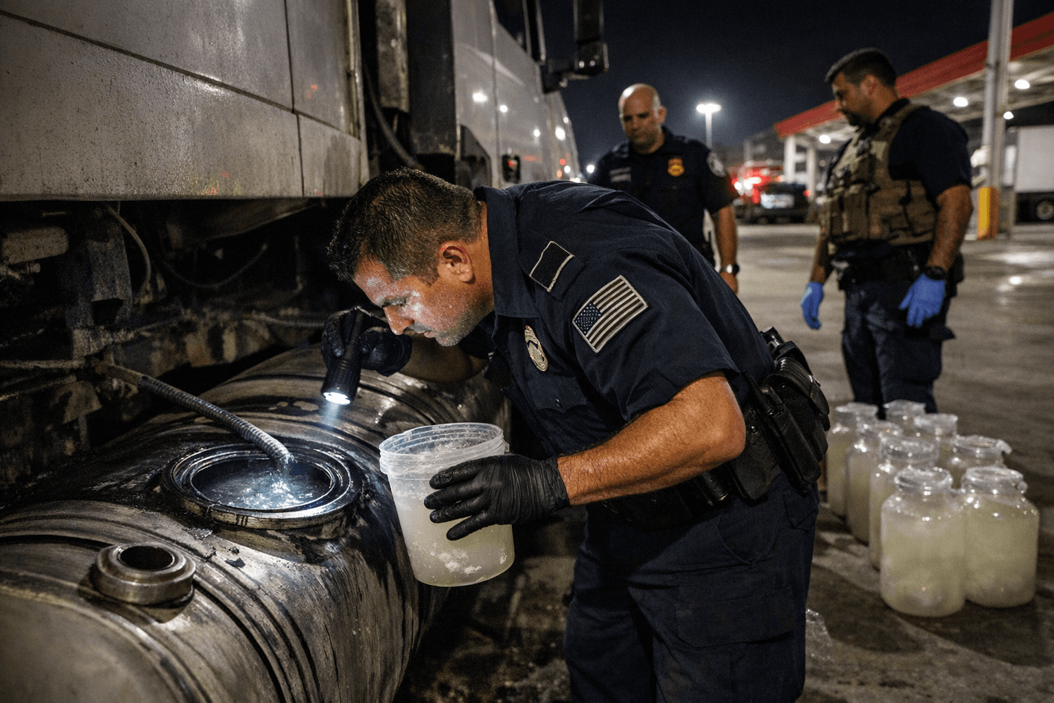 Nearly 950 Pounds of Liquid Meth Found Hidden in Truck Fuel Tank