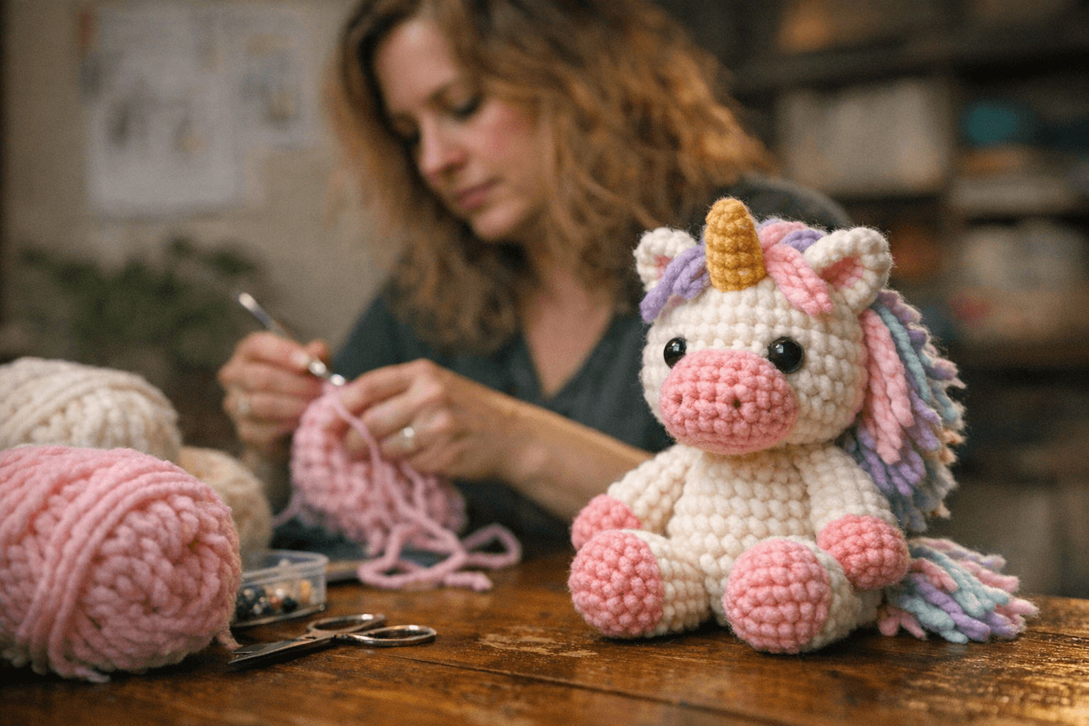 Holly Lanier Releases Free Callie the Unicorn Plush Amigurumi Pattern
