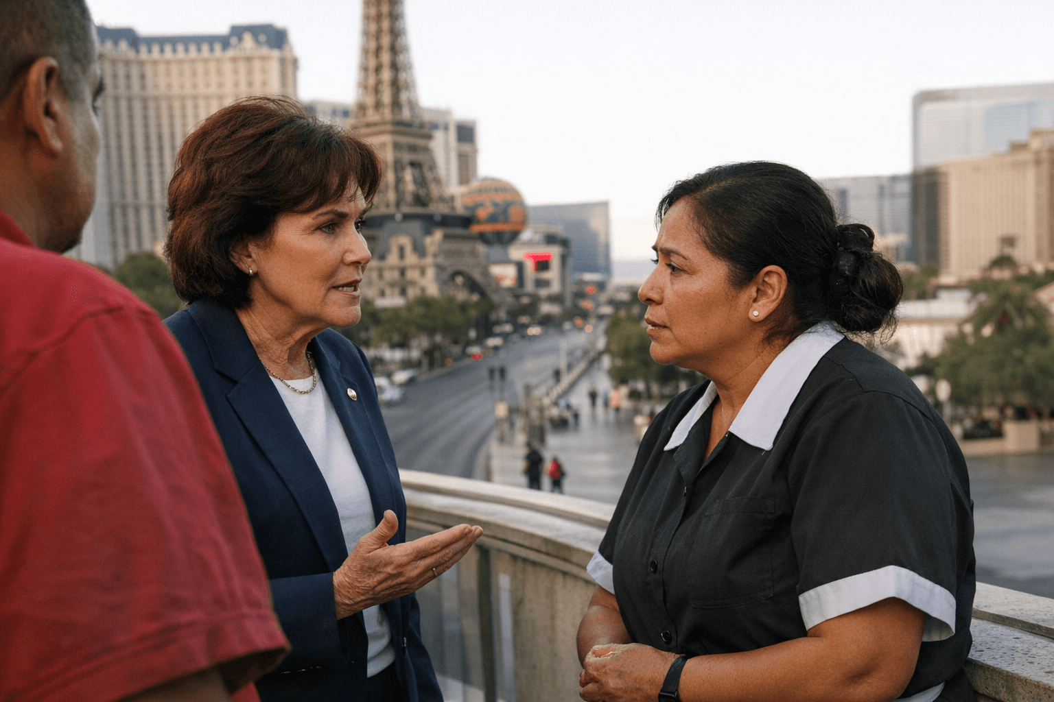 Culinary Union, Senator Rosen Meet to Address Tourism Slump Hitting Las Vegas Workers