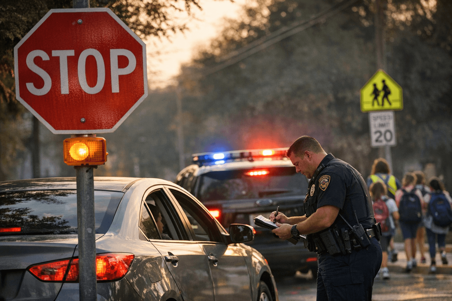 College Park Begins Issuing Stop-Sign Citations in School Zones March 16