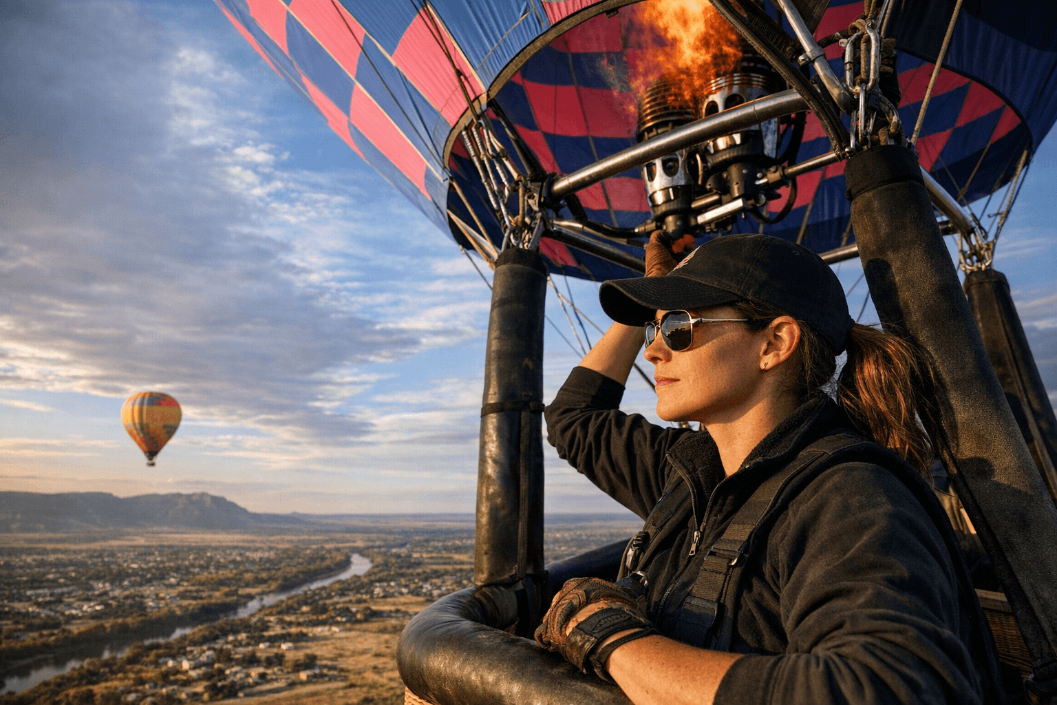 Los Lunas Marine Veteran Katelyn Salazar Soars as Hot Air Balloon Pilot