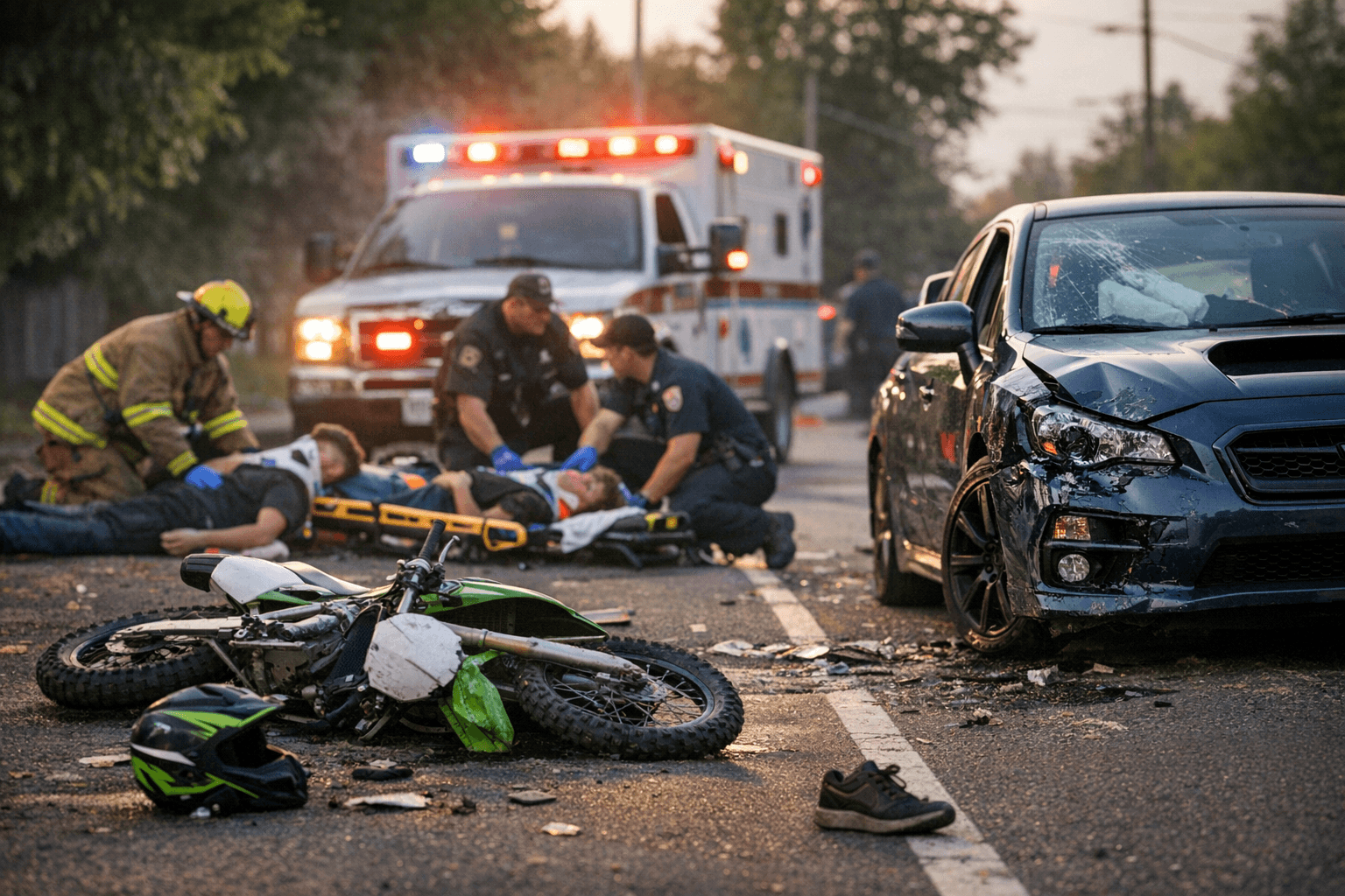 Two Teens Hurt in Bethel Dirt Bike Crash, Unlicensed Driver Cited